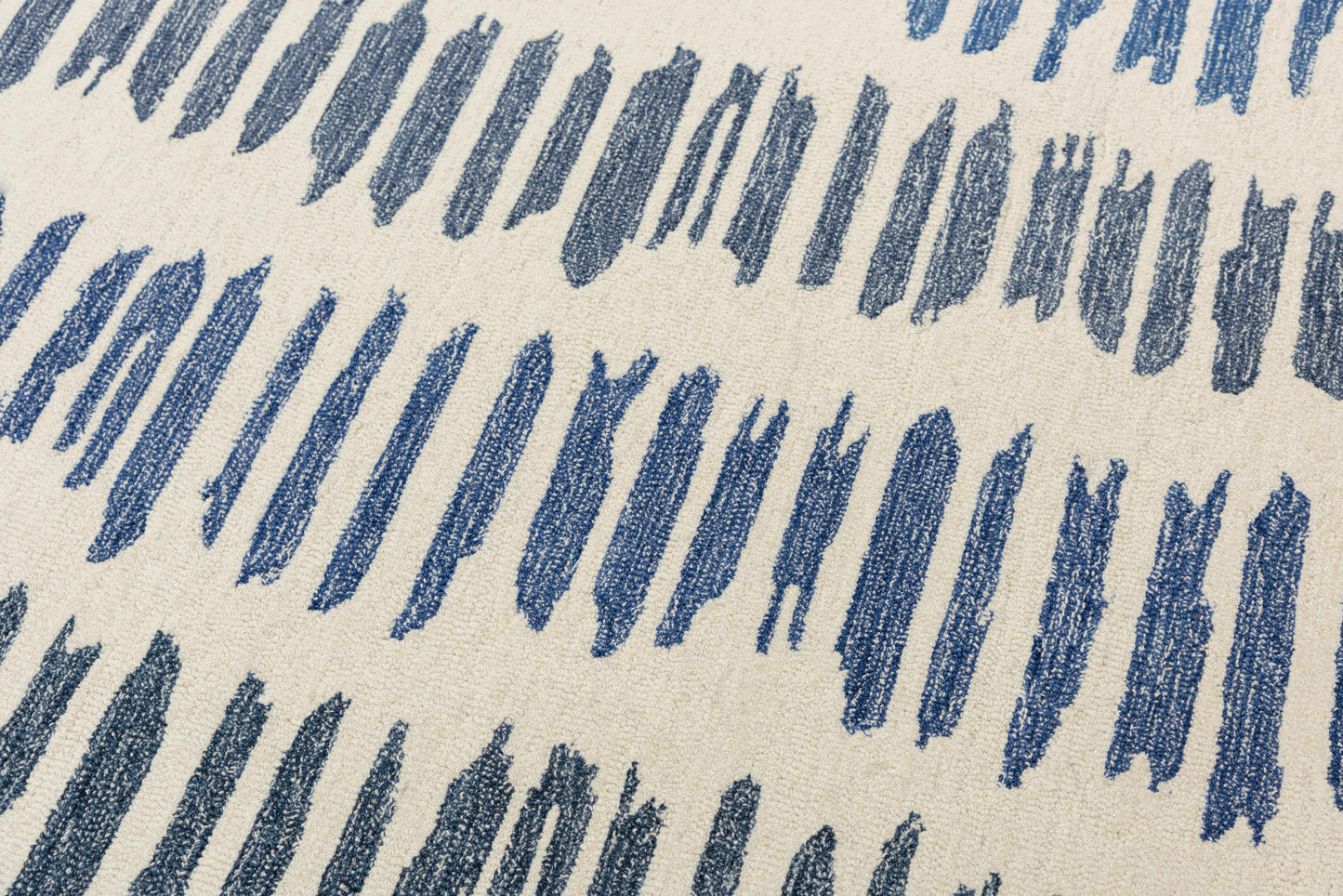 Tetra TET109 Ivory/Blue Hand-Tufted Rug - Rizzy