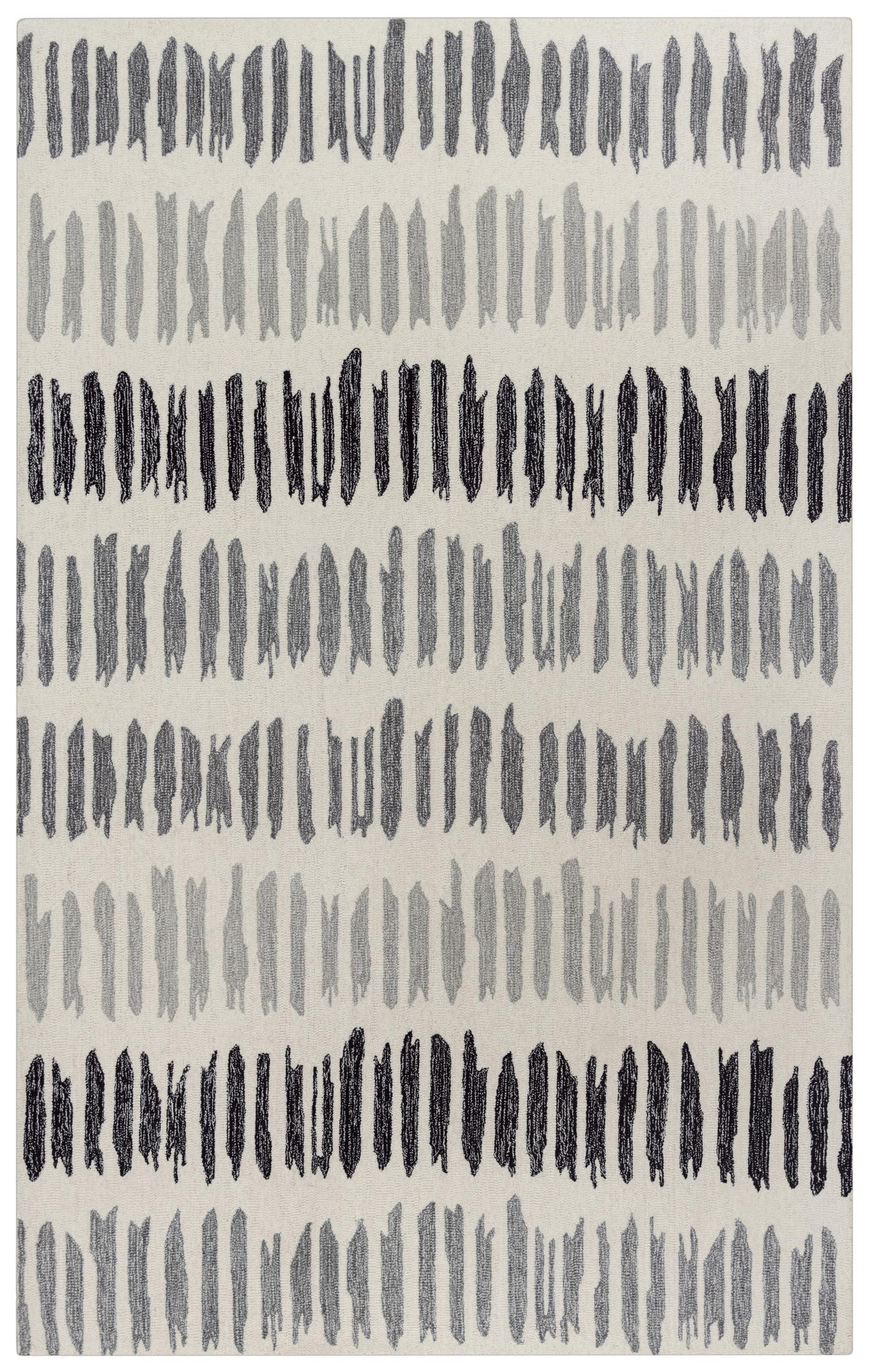 Tetra TET110 Gray Hand-Tufted Rug - Rizzy