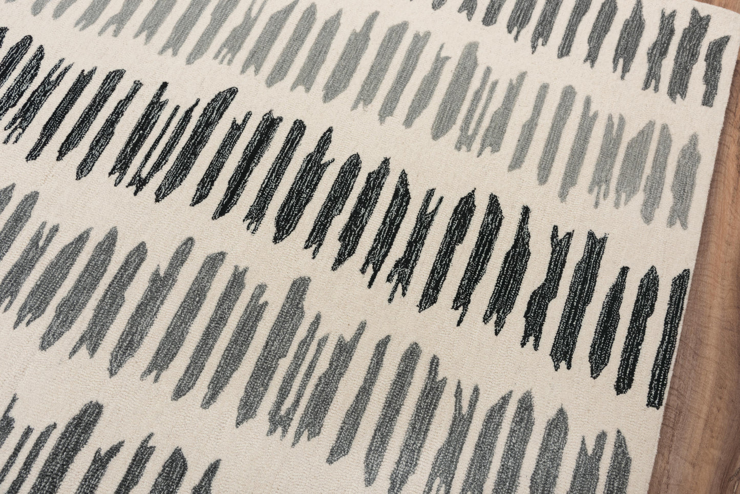 Tetra TET110 Gray Hand-Tufted Rug - Rizzy