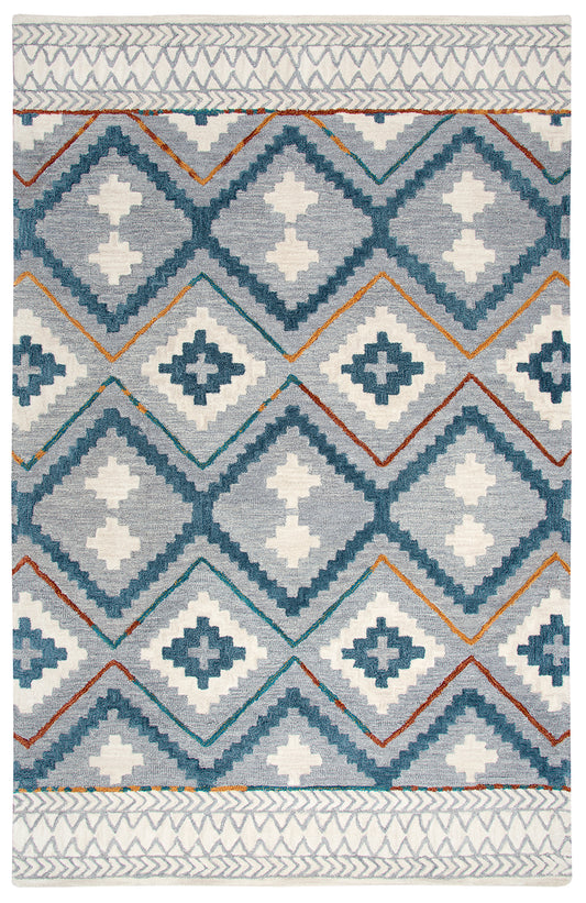 Tumble Weed Loft TL301B Gray Hand-Tufted Rug - Rizzy