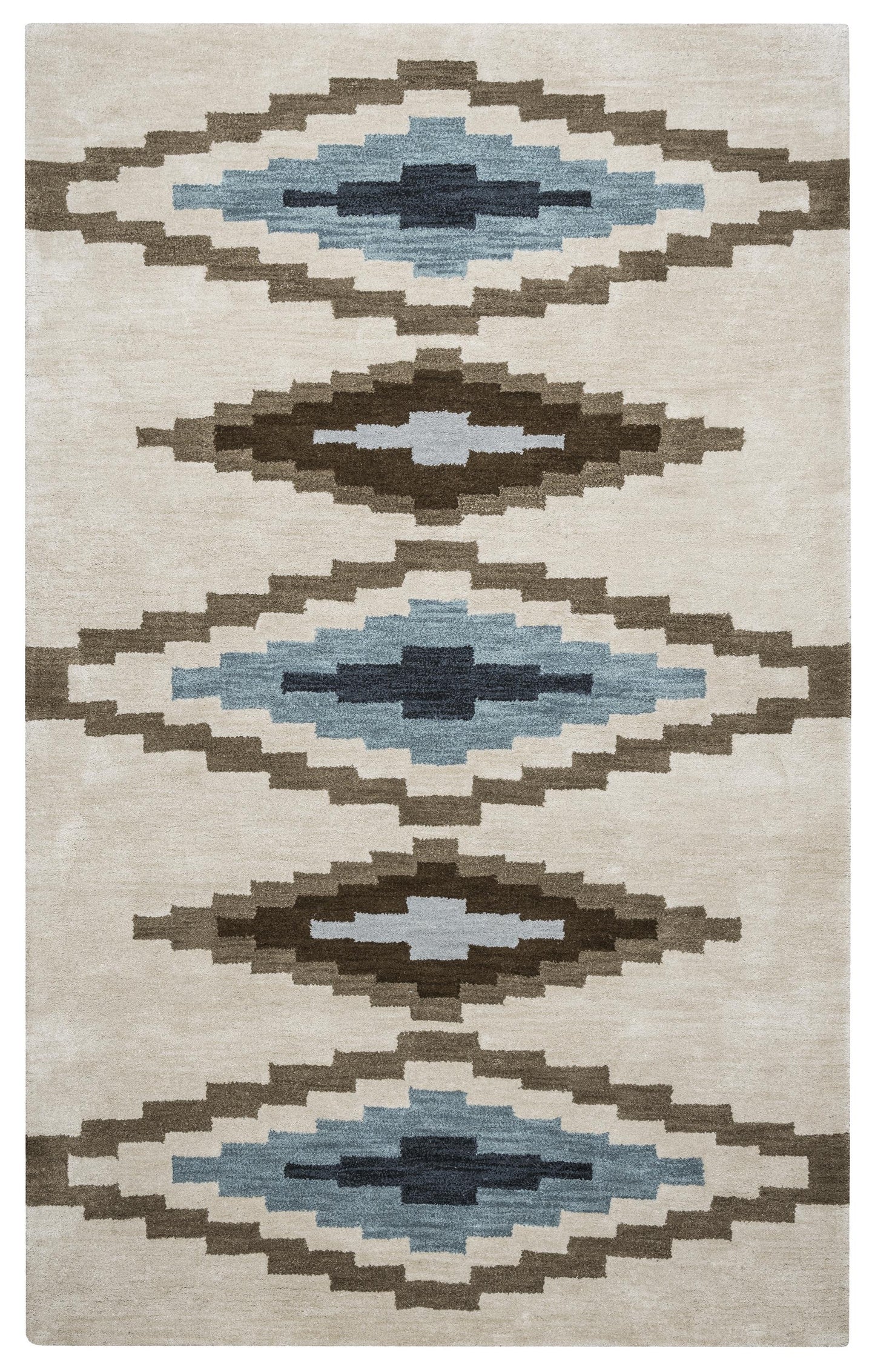 Tumble Weed Loft TL9056 Beige Hand-Tufted Rug - Rizzy