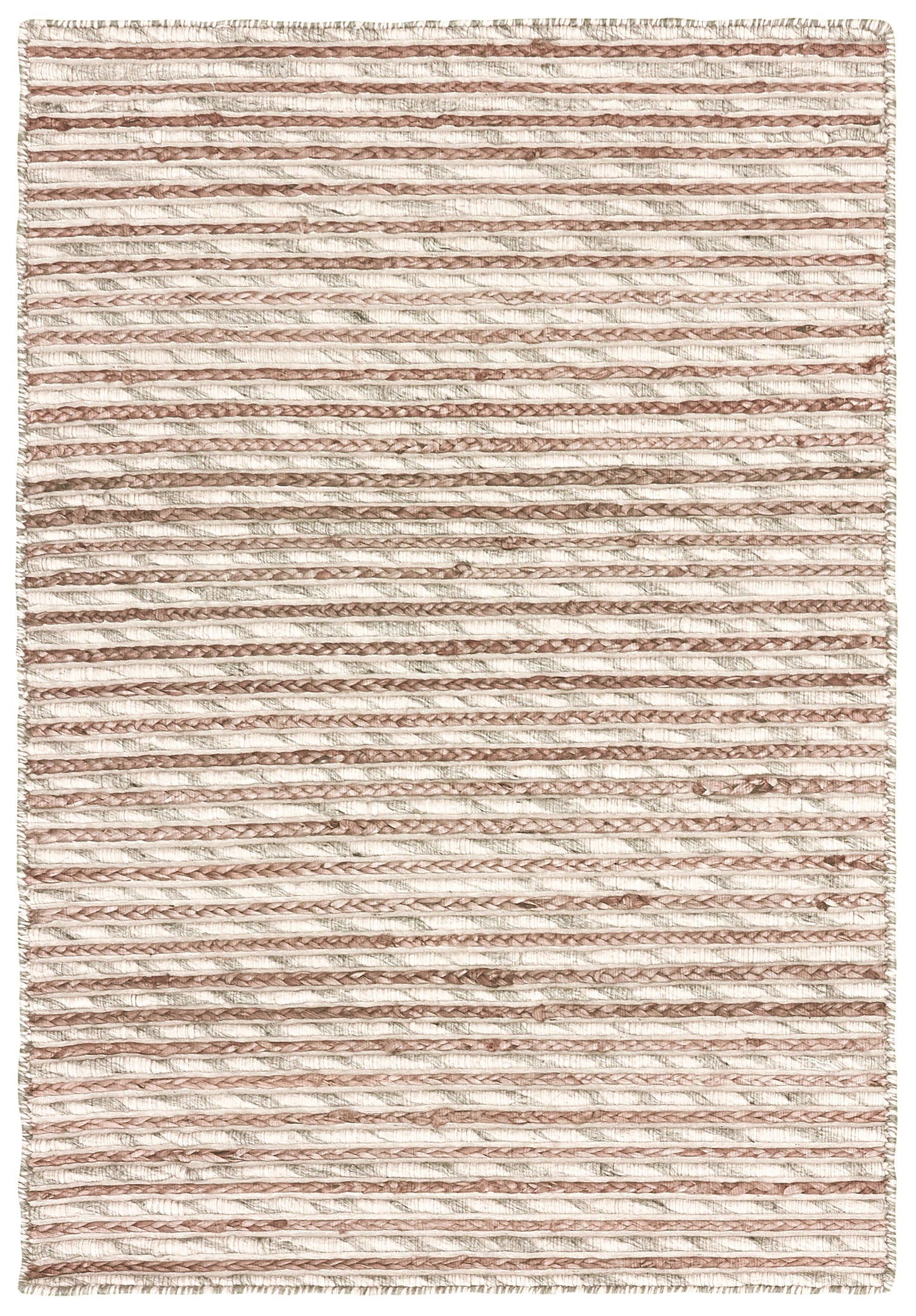 Topanga-81321 Coastal Handmade Silver Cotton Indoor Area Rug - LR Home