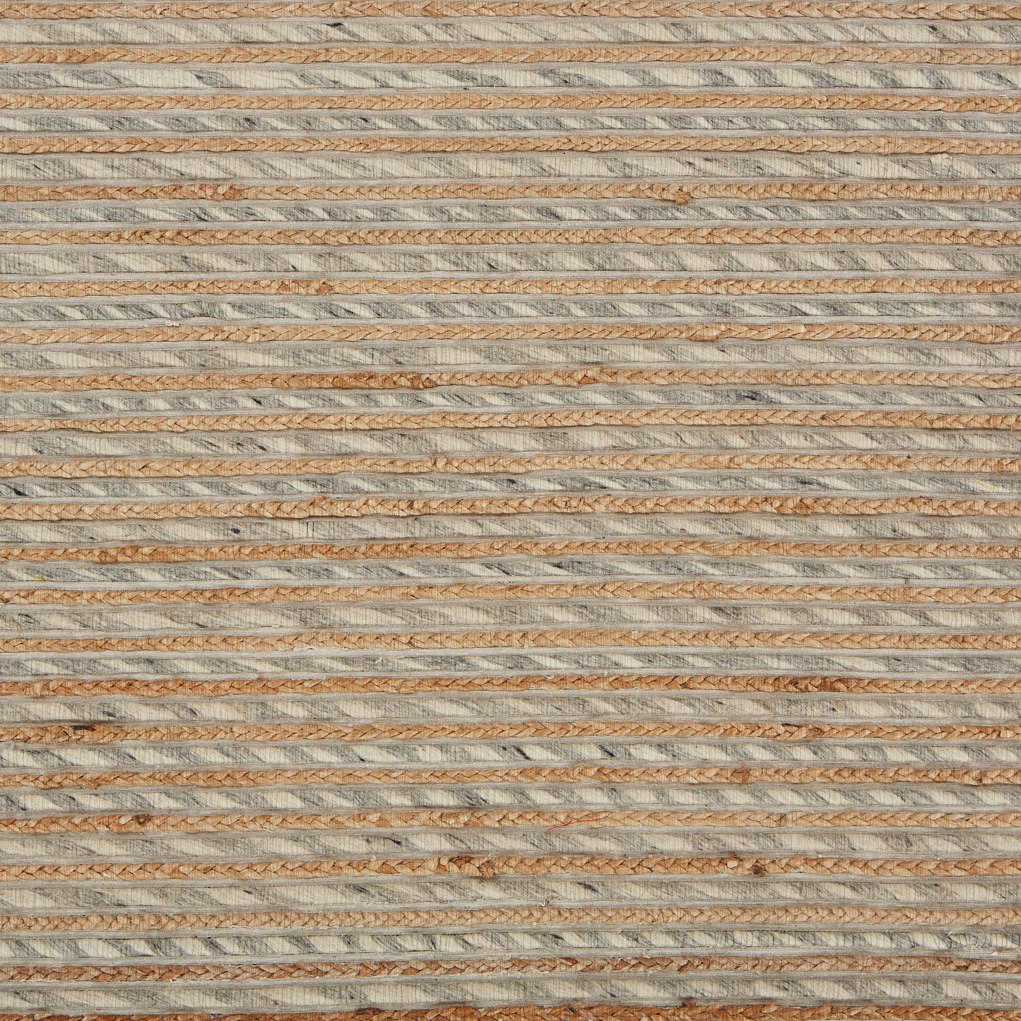 Topanga-81321 Coastal Handmade Silver Cotton Indoor Area Rug - LR Home
