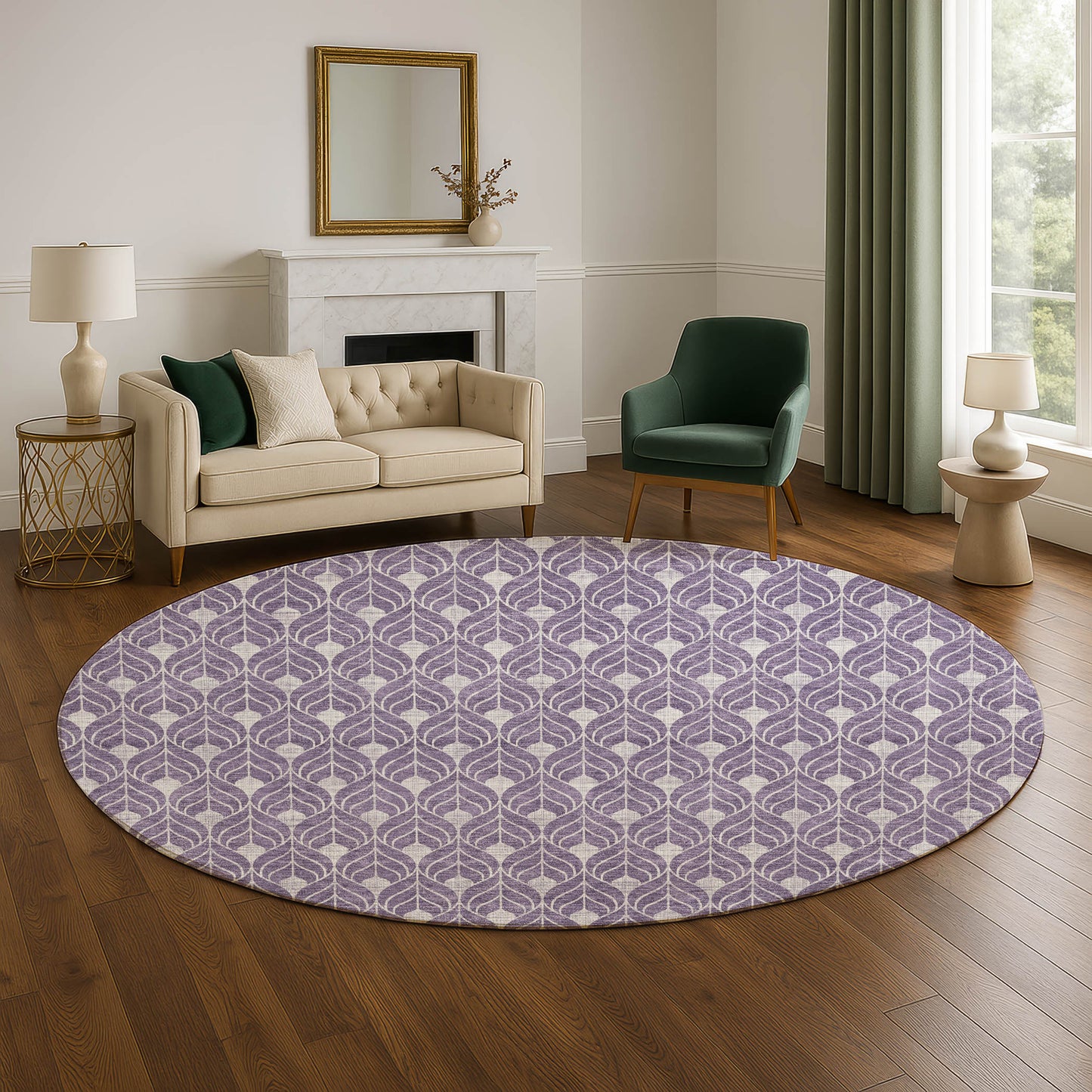 Machine Made The Reserve TR10 Plum - Dalyn Rugs