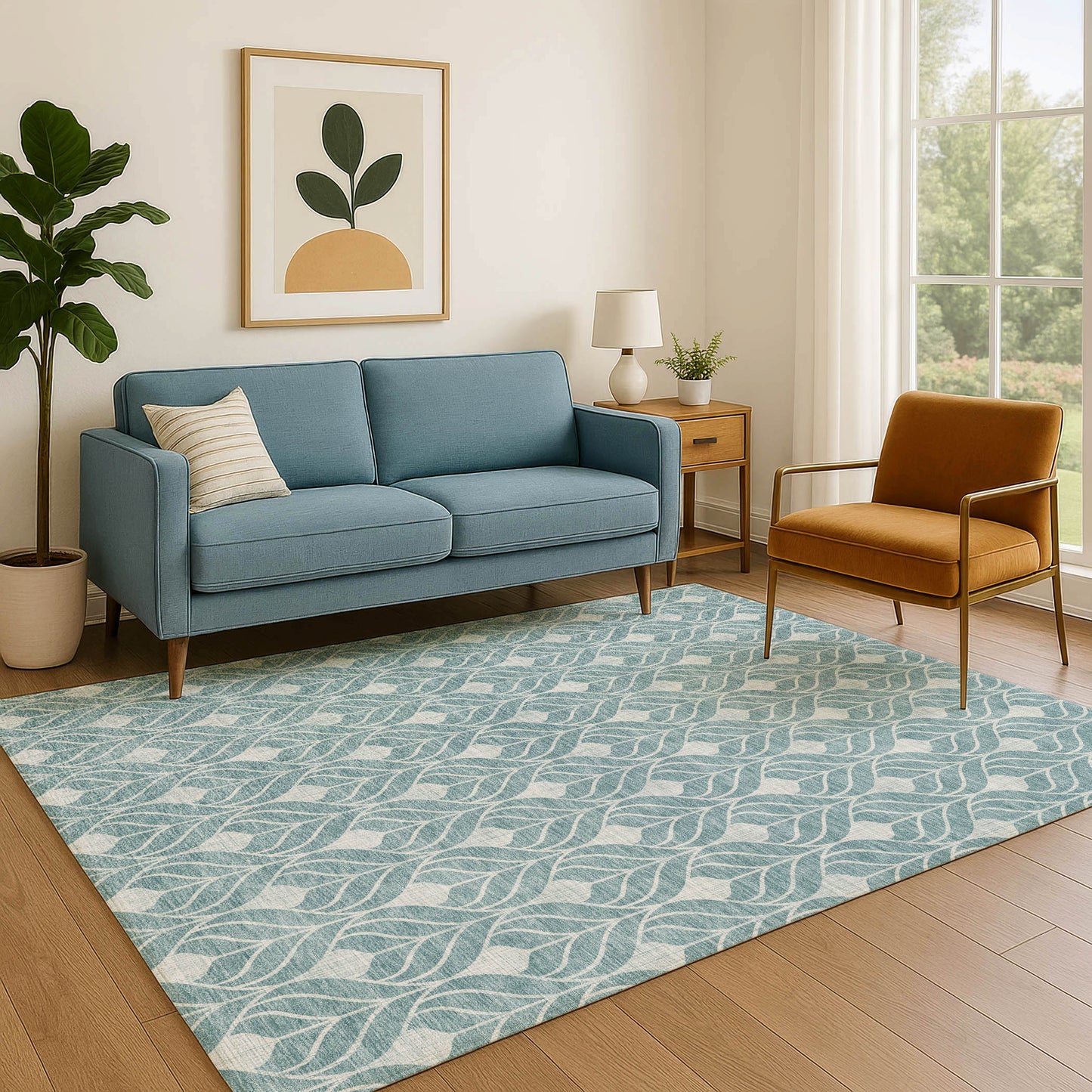 Machine Made The Reserve TR10 Teal - Dalyn Rugs