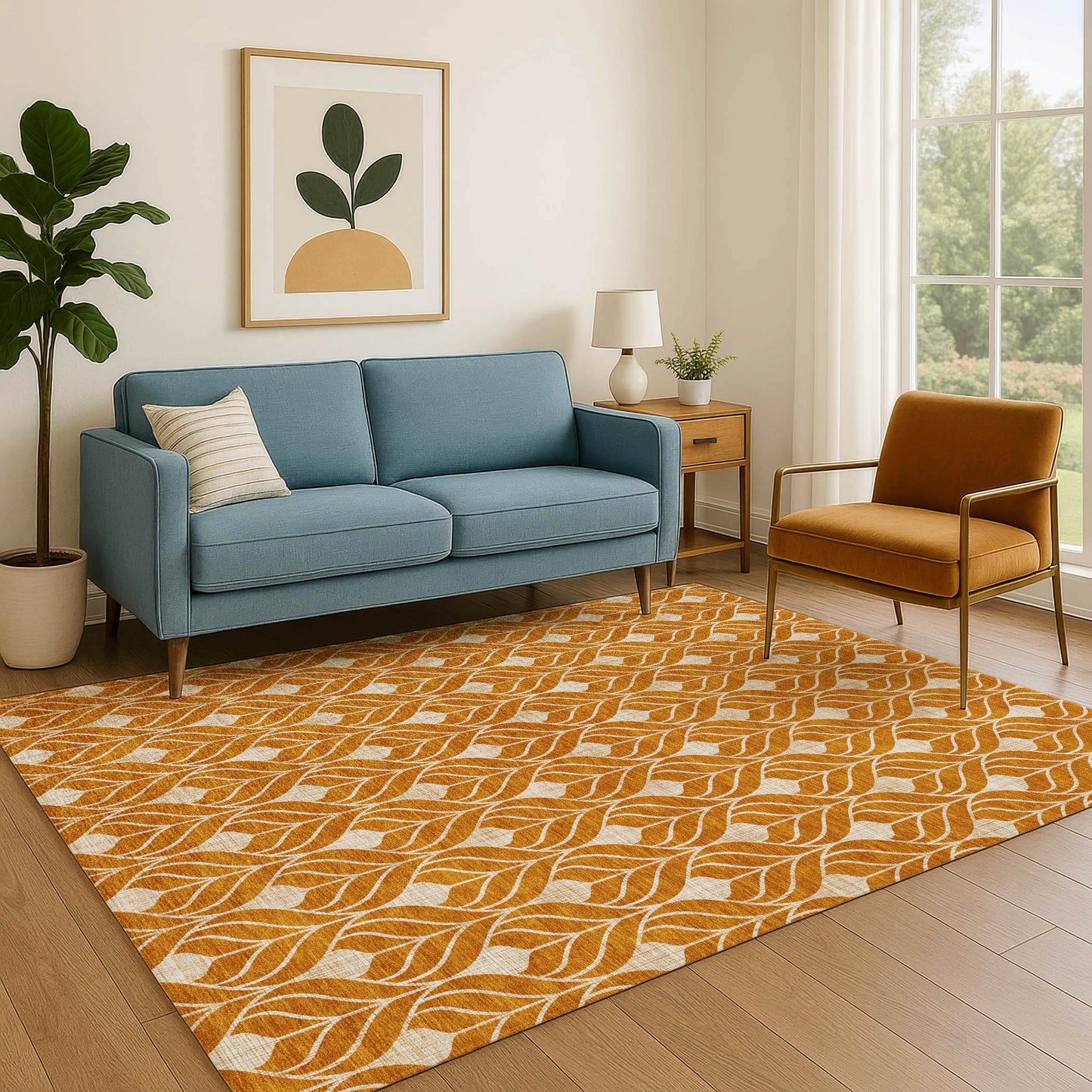 Machine Made The Reserve TR10 Terracotta - Dalyn Rugs