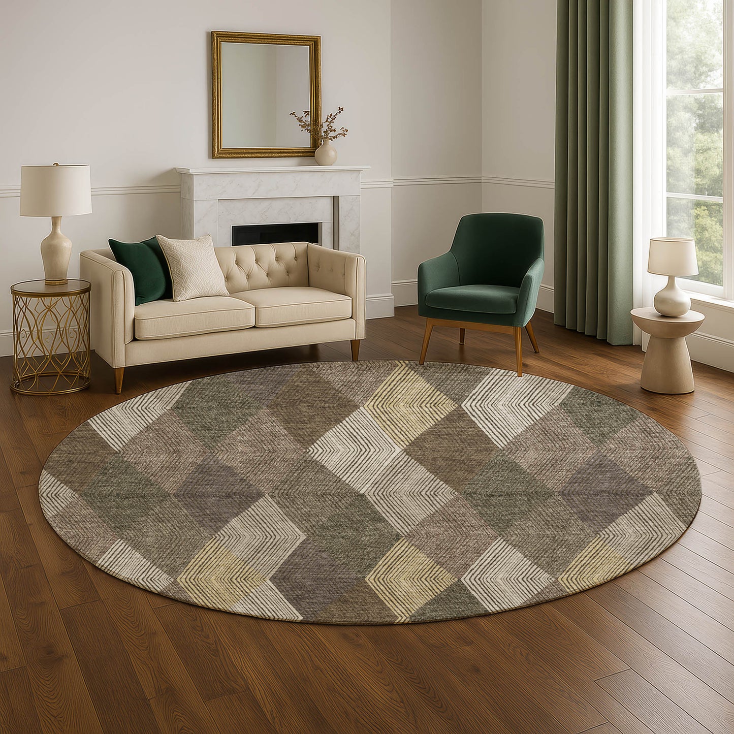 Machine Made The Reserve TR11 Brown - Dalyn Rugs