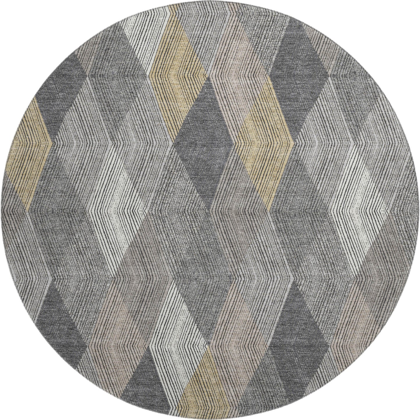 Machine Made The Reserve TR11 Charcoal - Dalyn Rugs