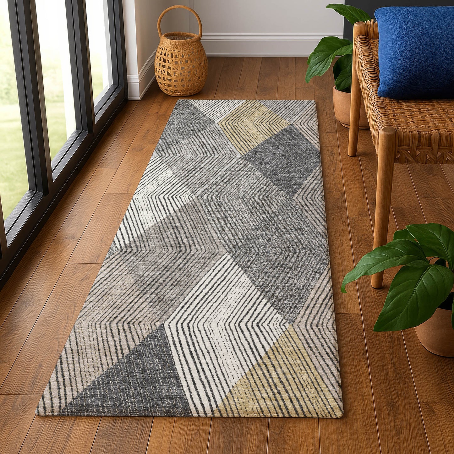 Machine Made The Reserve TR11 Charcoal - Dalyn Rugs