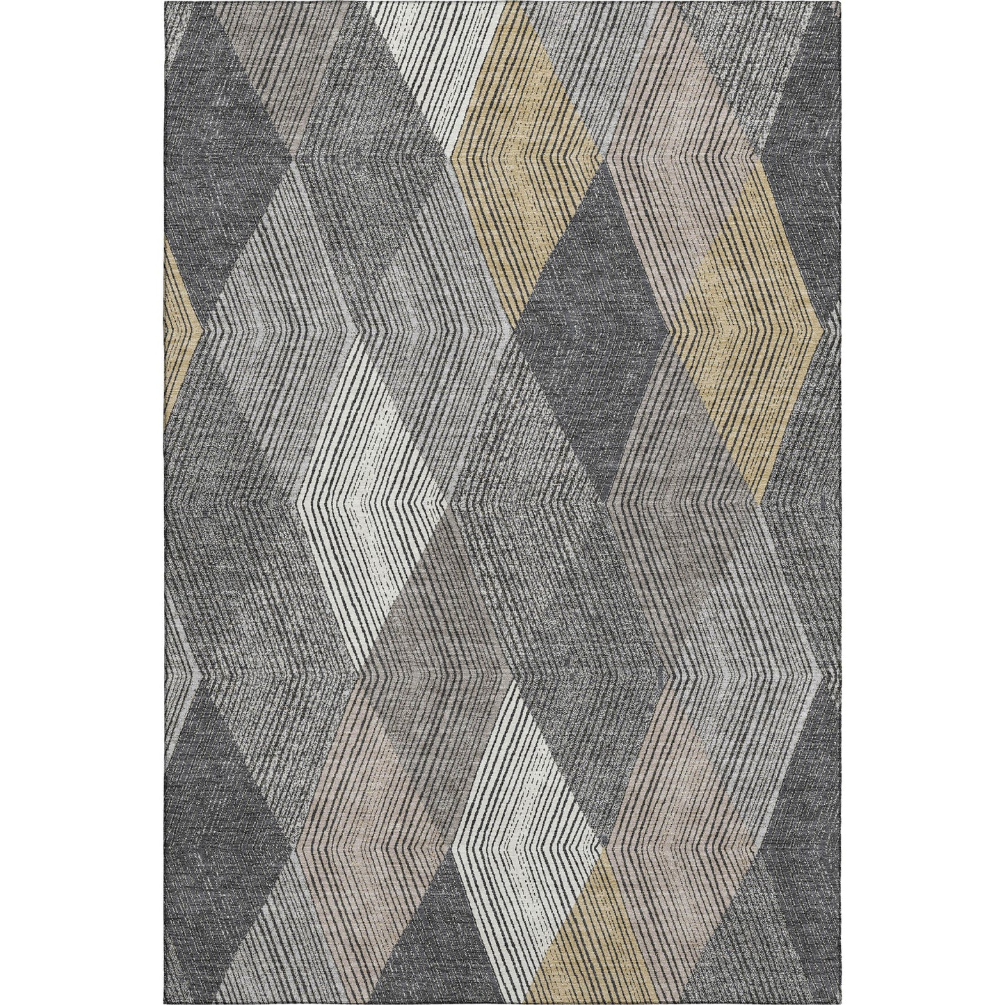 Machine Made The Reserve TR11 Charcoal - Dalyn Rugs