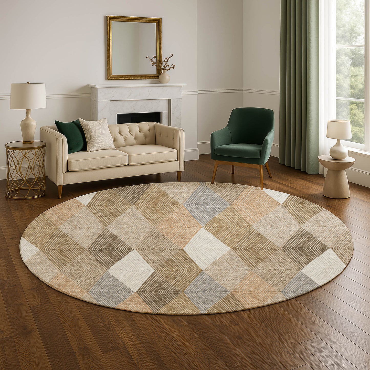 Machine Made The Reserve TR11 Copper - Dalyn Rugs