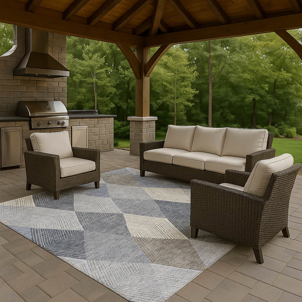 Machine Made The Reserve TR11 Denim - Dalyn Rugs