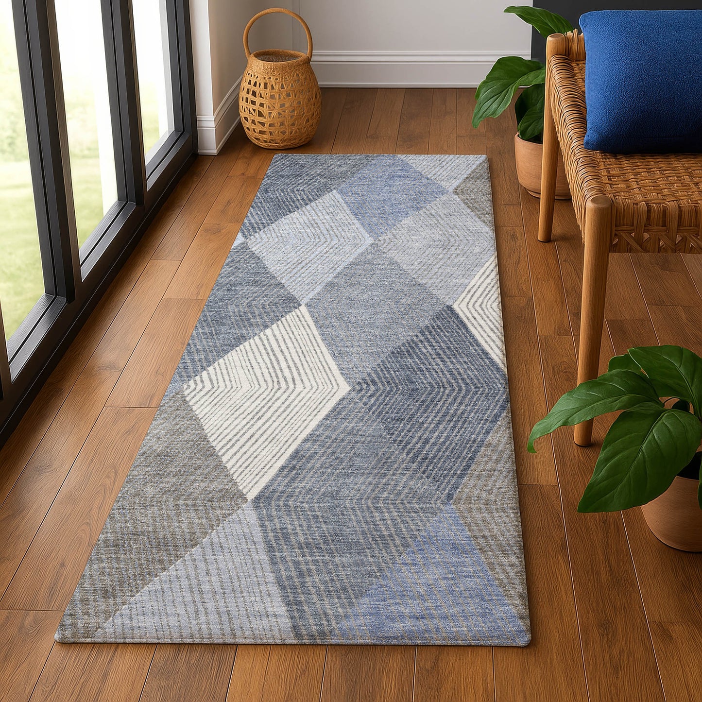 Machine Made The Reserve TR11 Denim - Dalyn Rugs