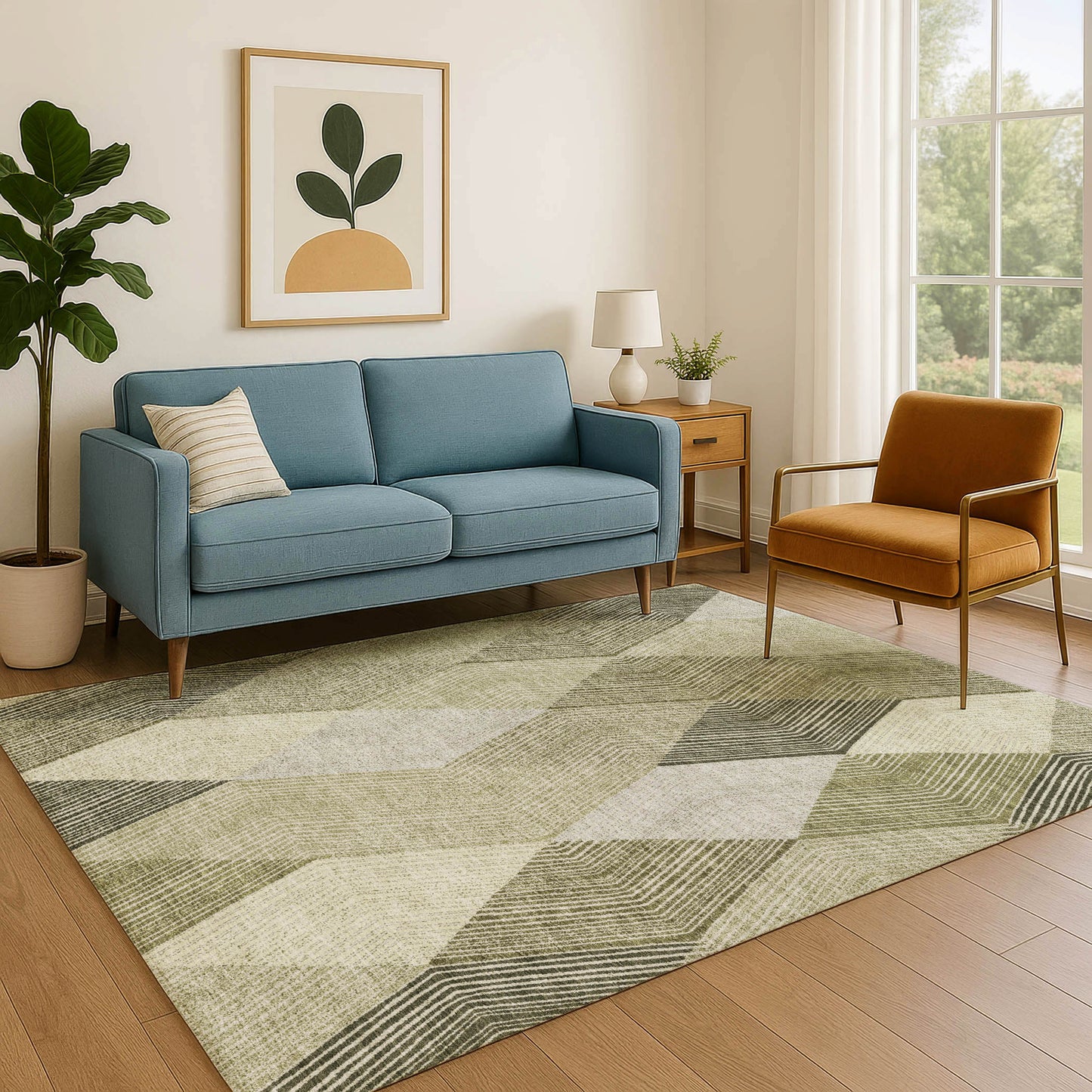 Machine Made The Reserve TR11 Fern - Dalyn Rugs