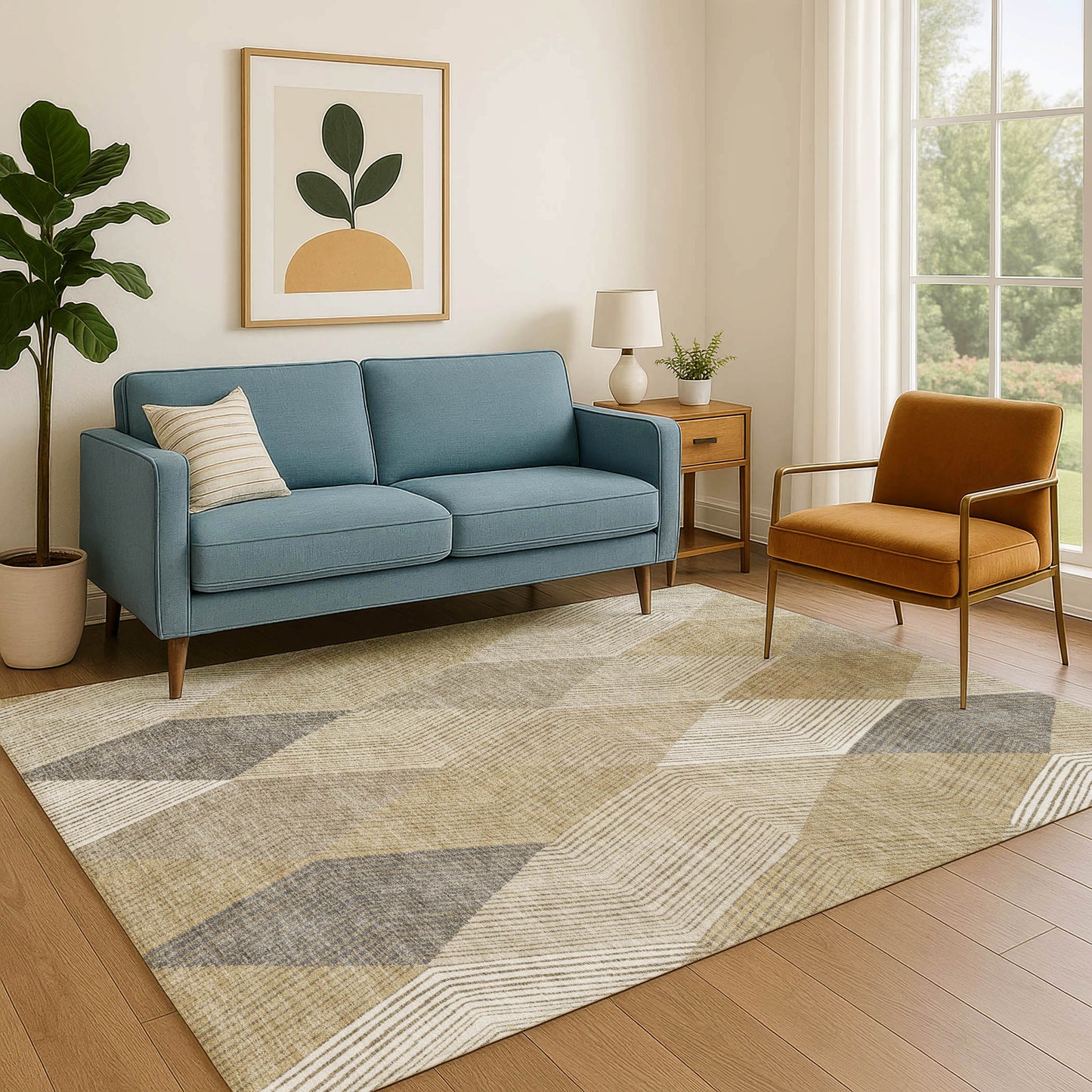 Machine Made The Reserve TR11 Wheat - Dalyn Rugs