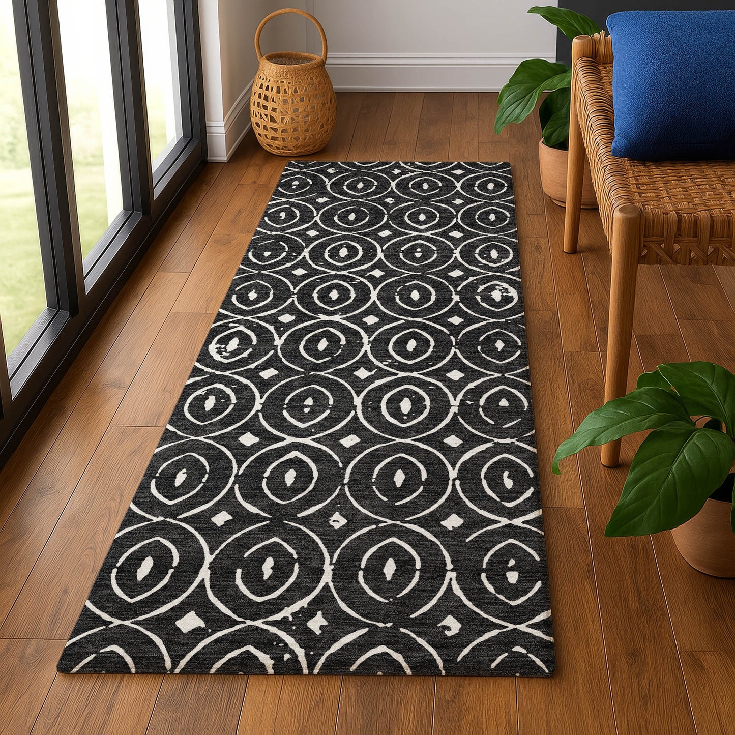 Machine Made The Reserve TR12 Black - Dalyn Rugs