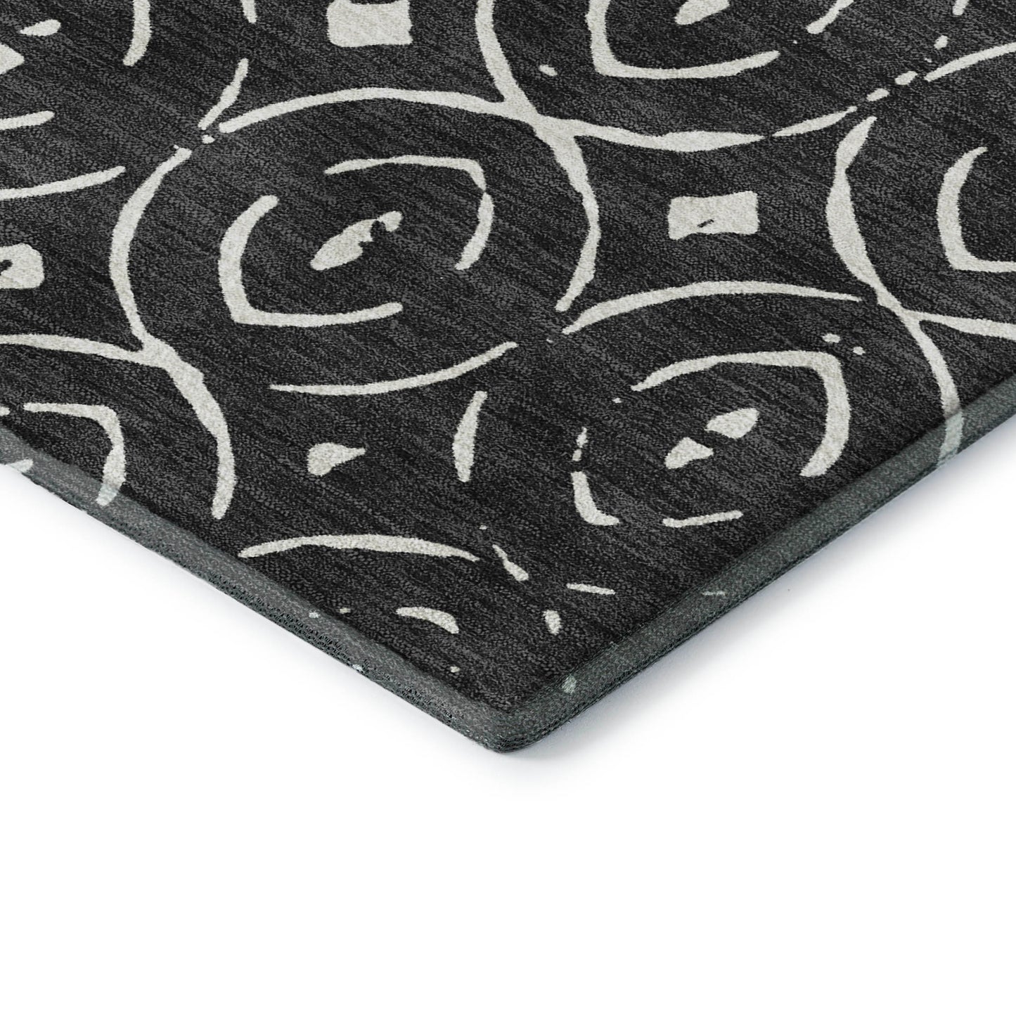 Machine Made The Reserve TR12 Black - Dalyn Rugs