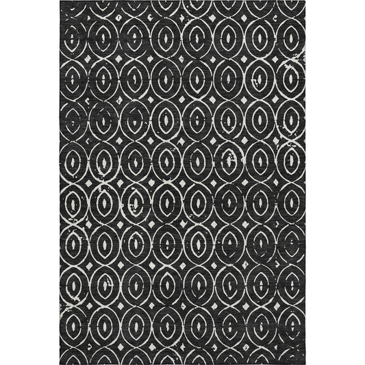 Machine Made The Reserve TR12 Black - Dalyn Rugs
