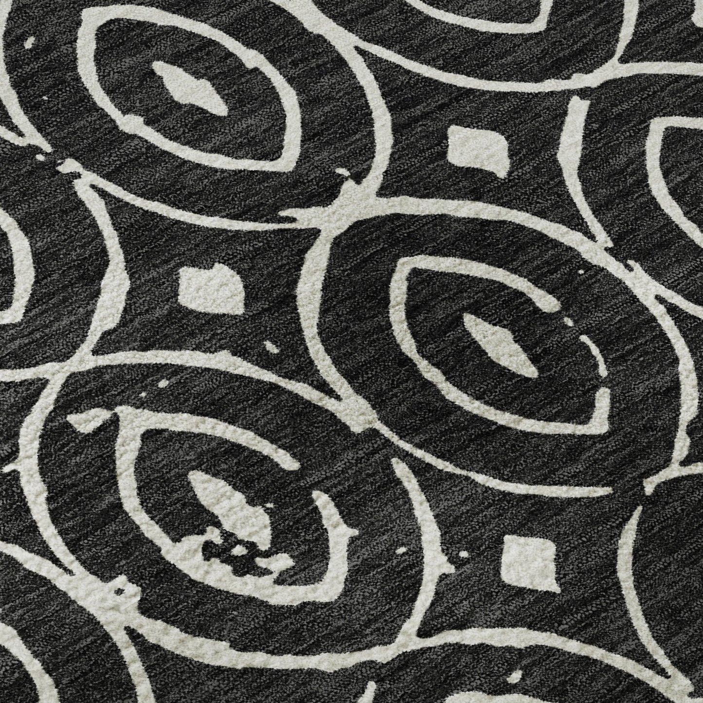 Machine Made The Reserve TR12 Black - Dalyn Rugs