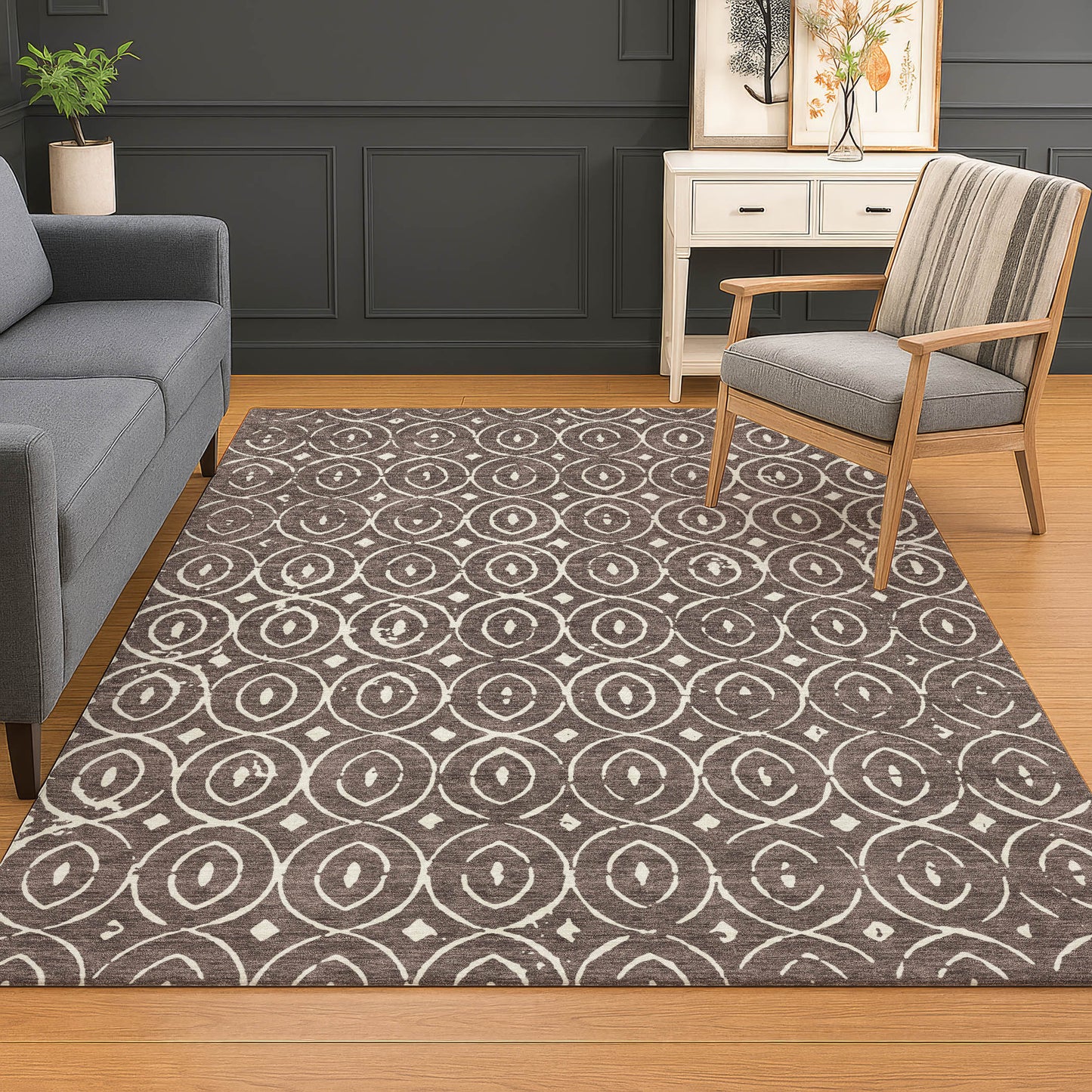 Machine Made The Reserve TR12 Brown - Dalyn Rugs