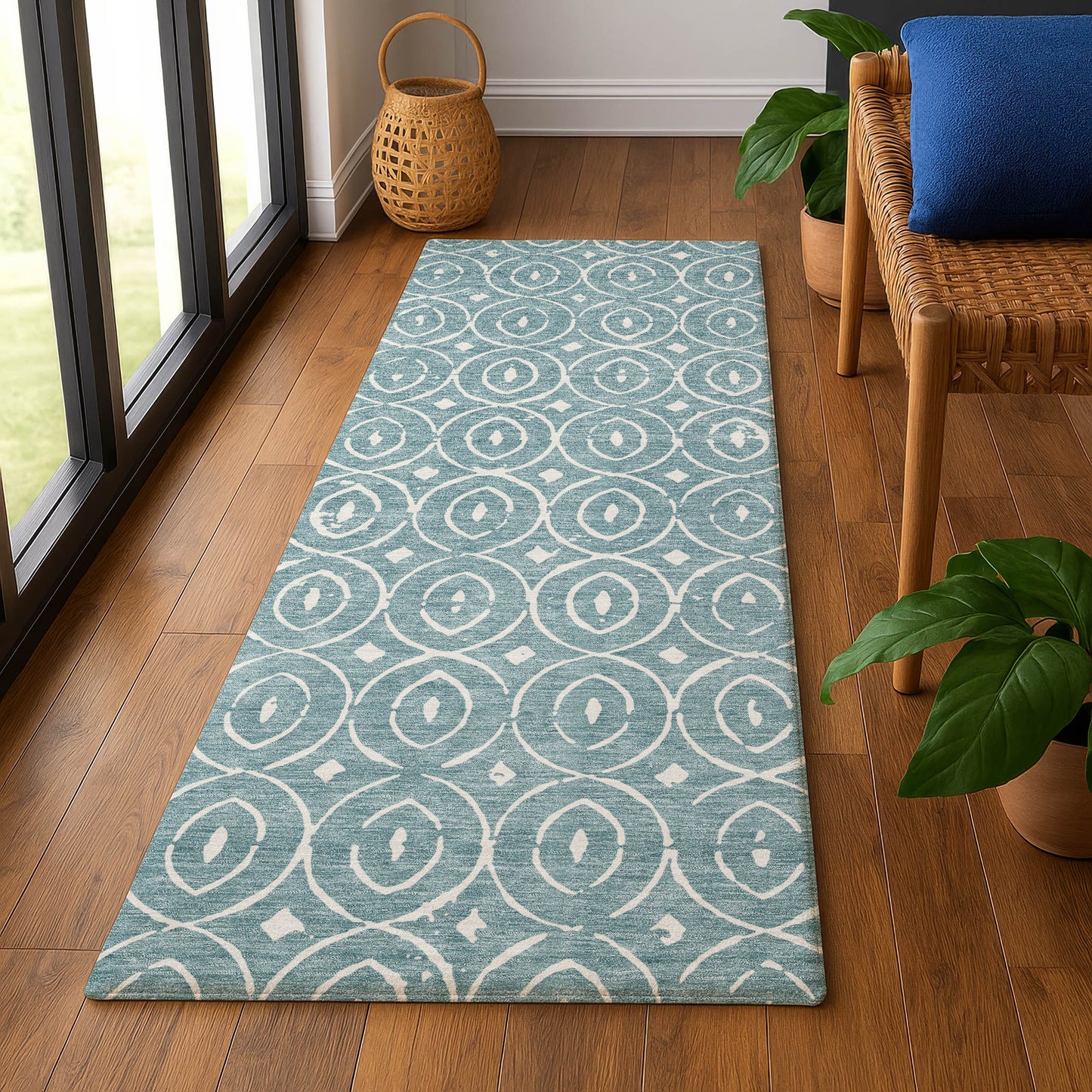 Machine Made The Reserve TR12 Turquoise - Dalyn Rugs