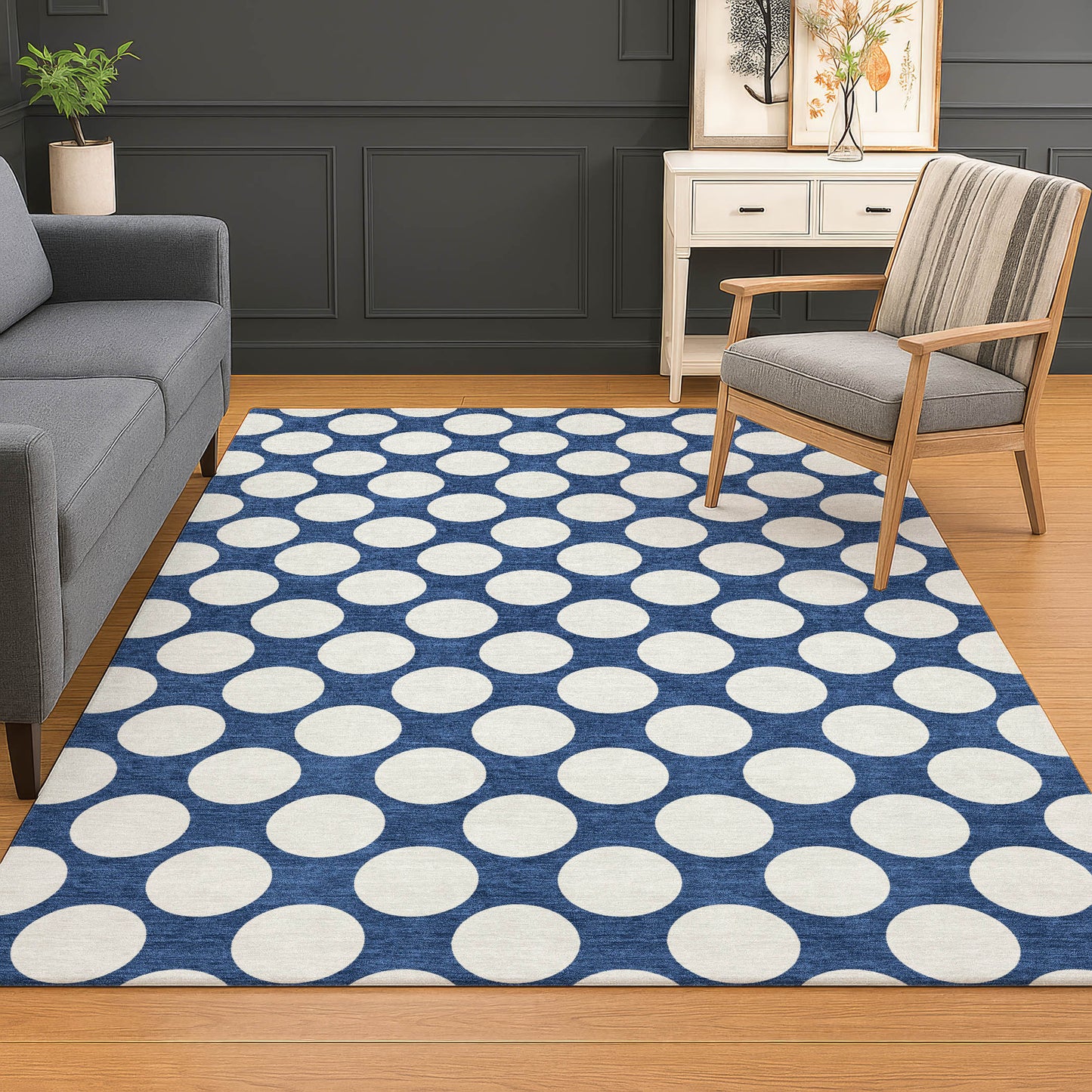 Machine Made The Reserve TR13 Navy - Dalyn Rugs