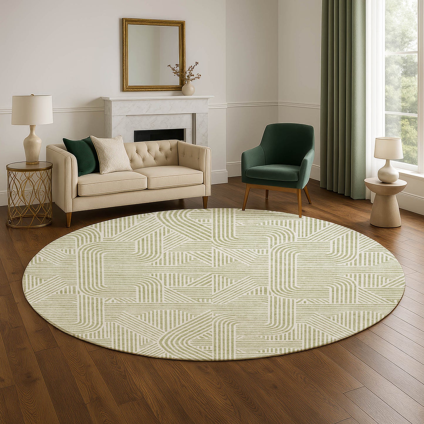 Machine Made The Reserve TR14 Aloe - Dalyn Rugs