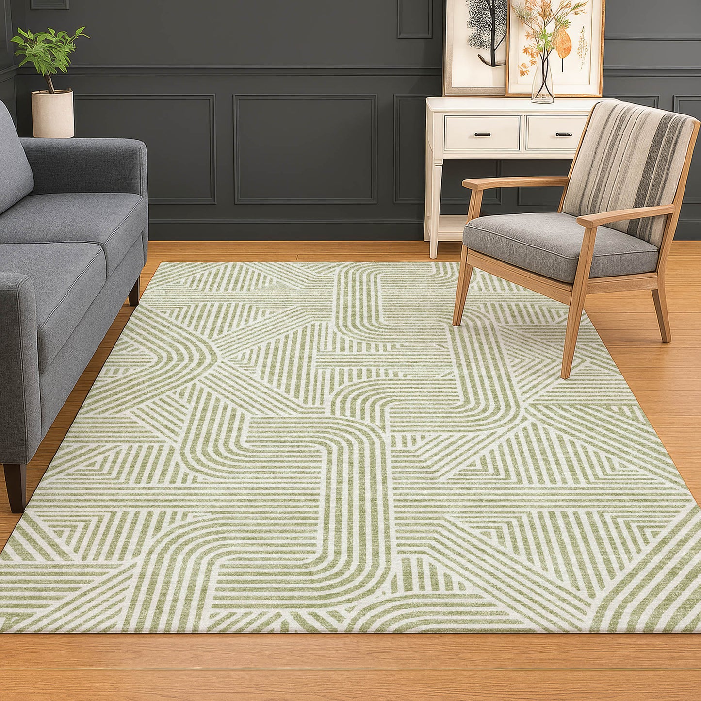 Machine Made The Reserve TR14 Aloe - Dalyn Rugs