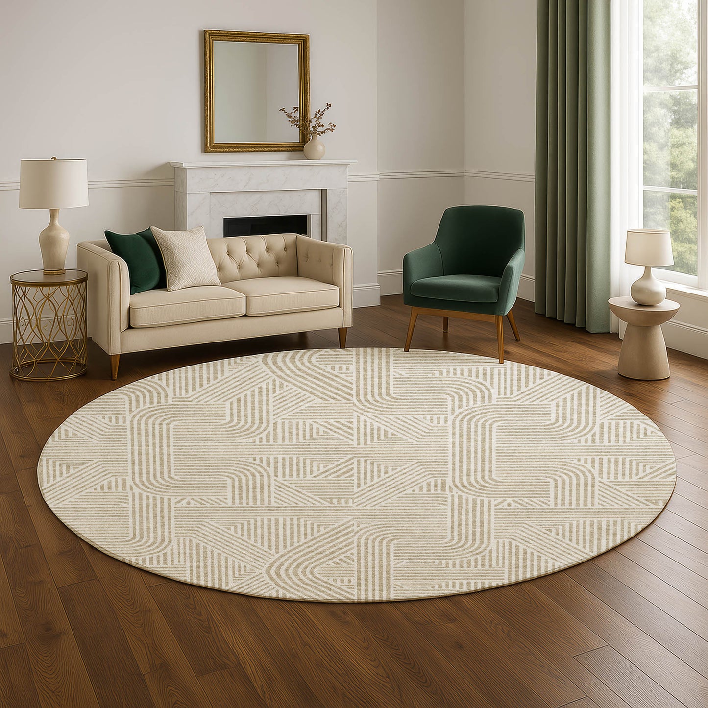 Machine Made The Reserve TR14 Putty - Dalyn Rugs