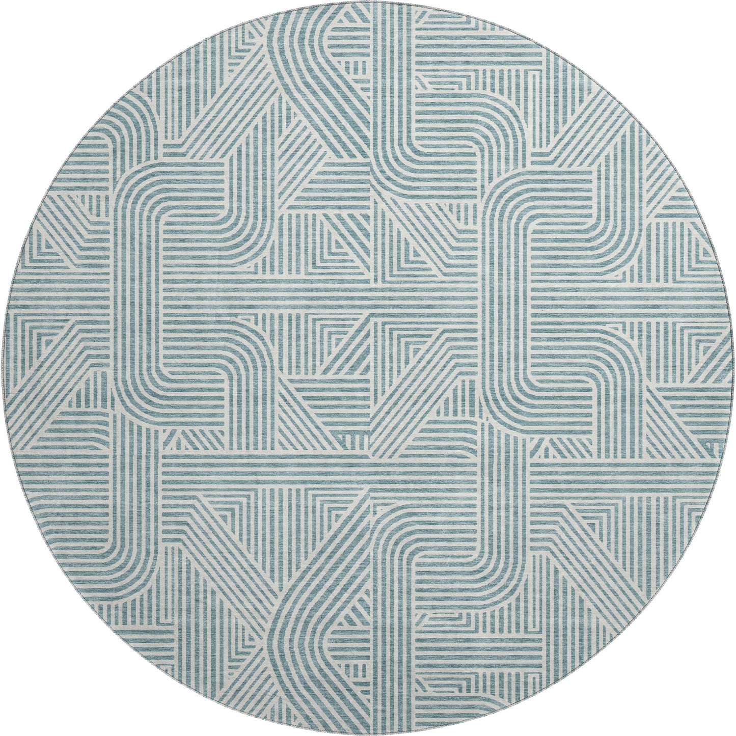 Machine Made The Reserve TR14 Teal - Dalyn Rugs