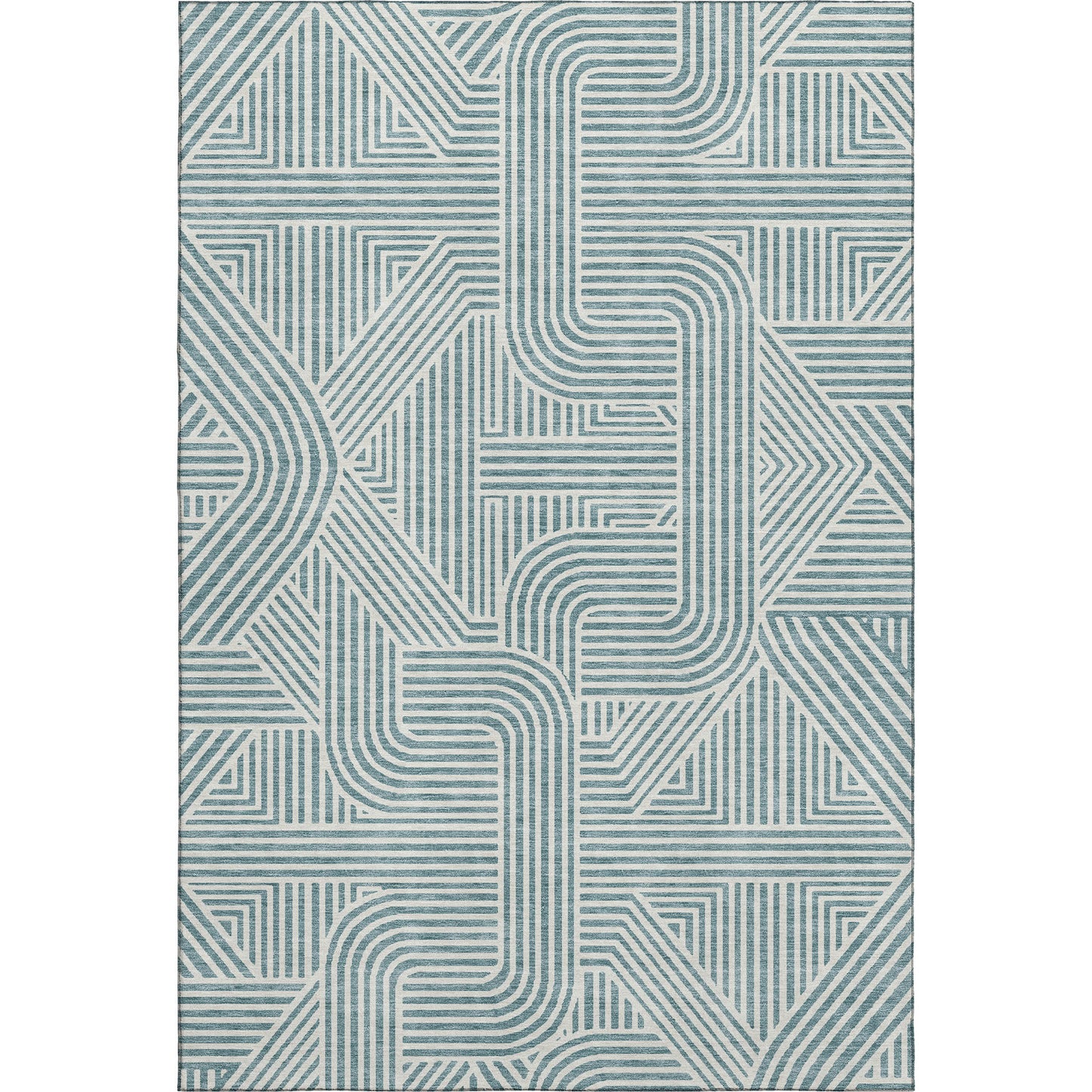 Machine Made The Reserve TR14 Teal - Dalyn Rugs