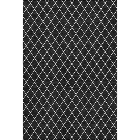 Machine Made The Reserve TR15 Black - Dalyn Rugs