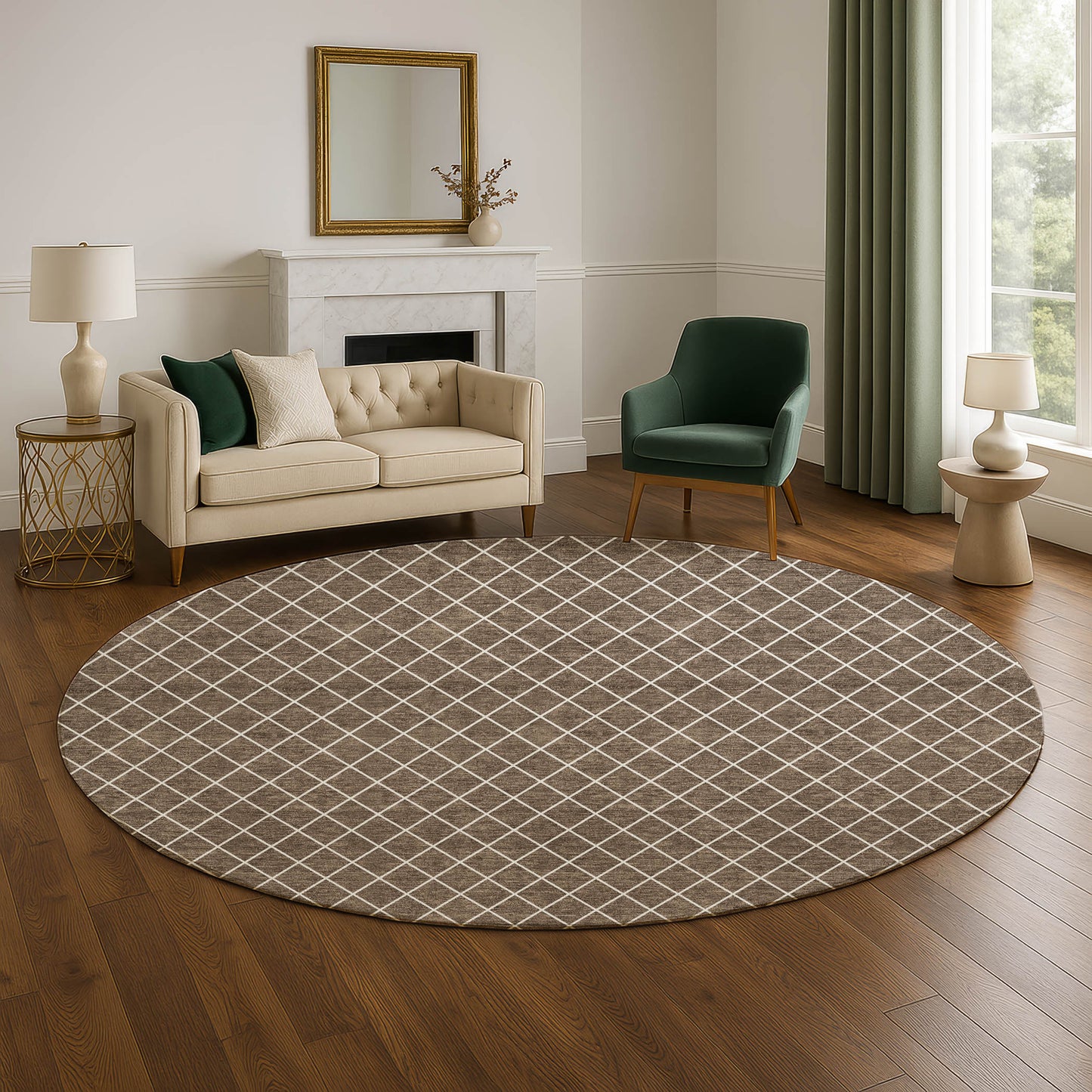 Machine Made The Reserve TR15 Brown - Dalyn Rugs