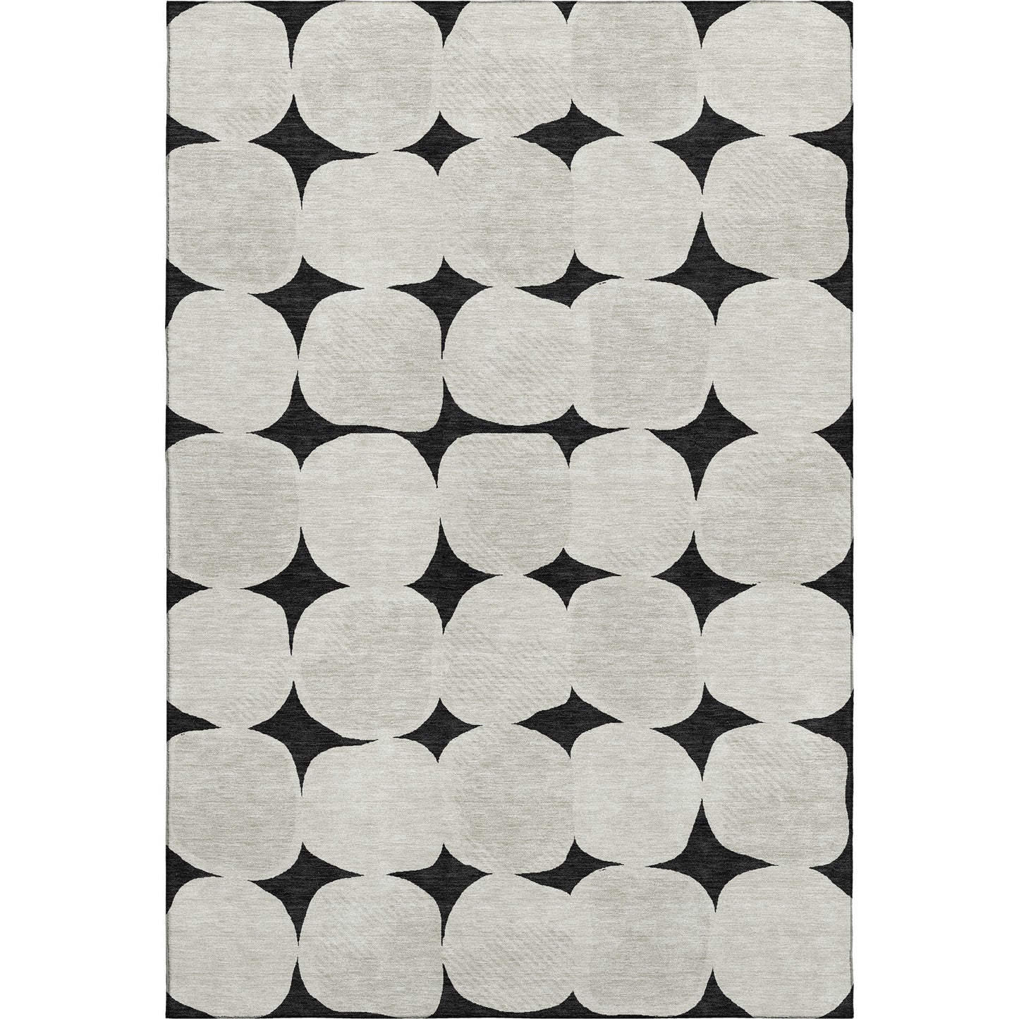 Machine Made The Reserve TR16 Black - Dalyn Rugs