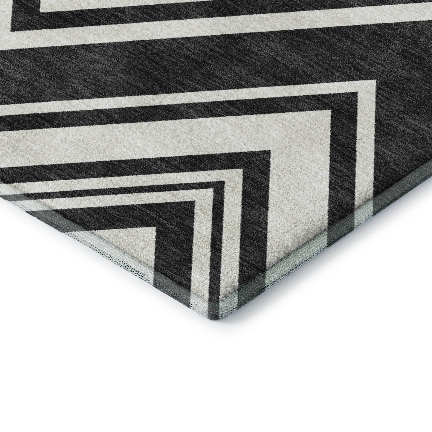 Machine Made The Reserve TR17 Black - Dalyn Rugs
