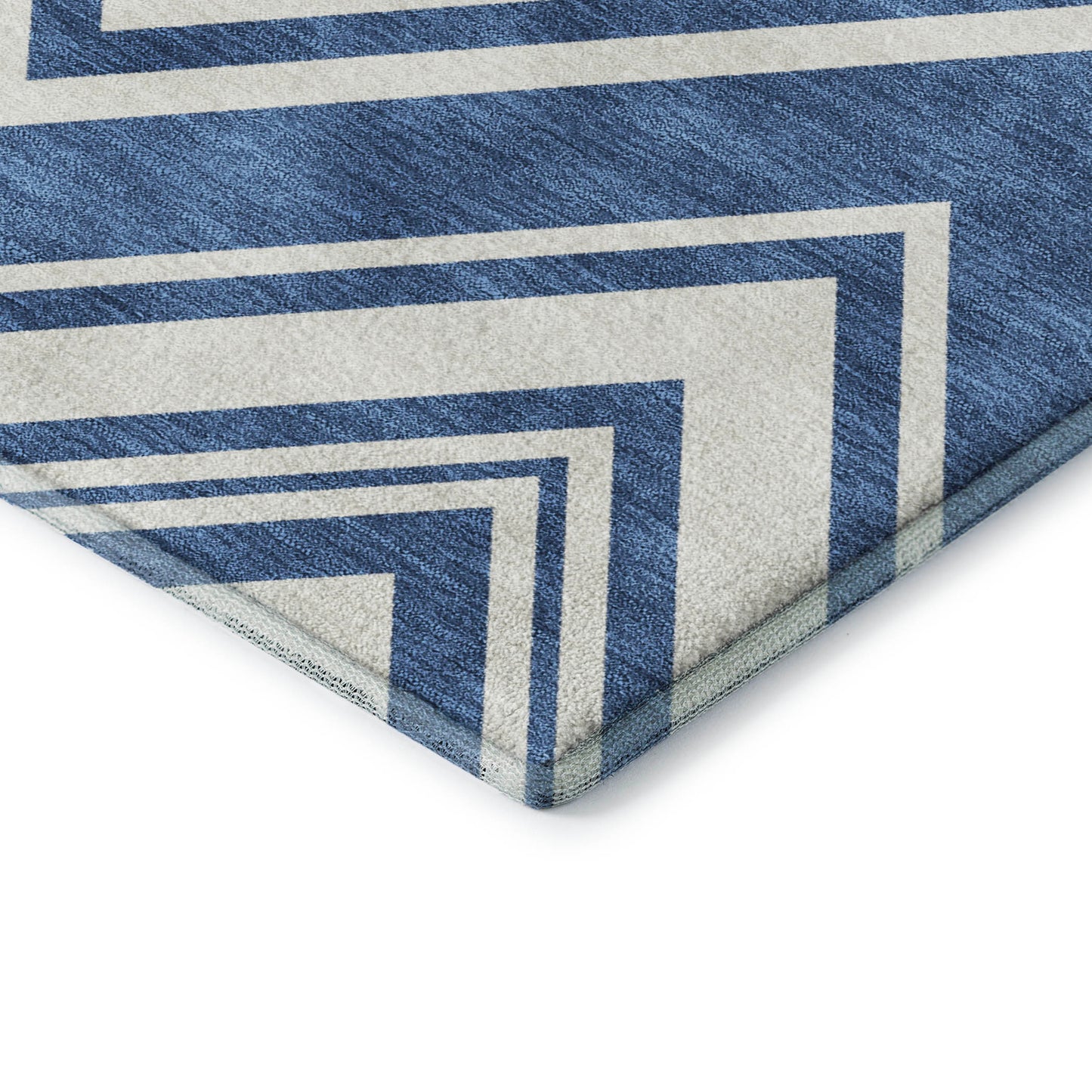 Machine Made The Reserve TR17 Blue - Dalyn Rugs