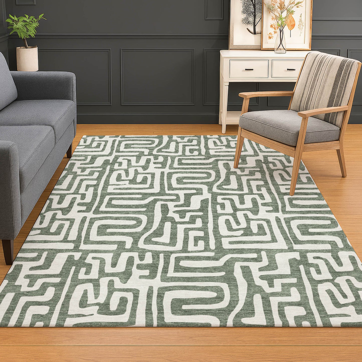 Machine Made The Reserve TR1 Basil - Dalyn Rugs