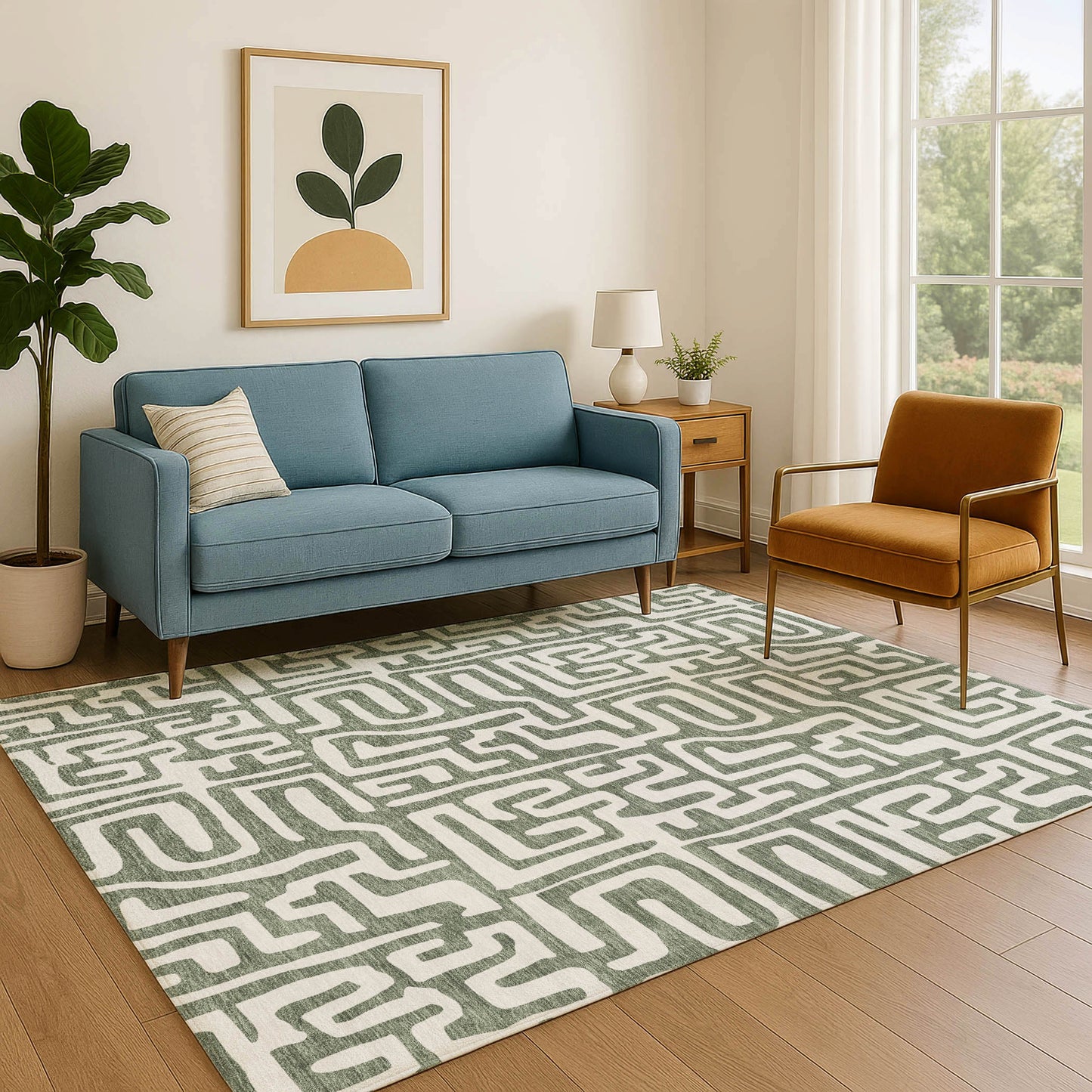 Machine Made The Reserve TR1 Basil - Dalyn Rugs