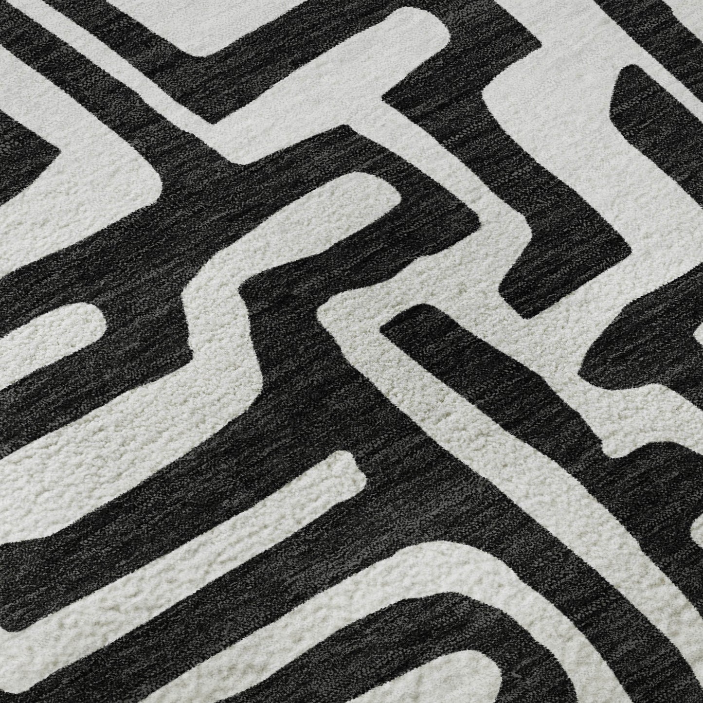 Machine Made The Reserve TR1 Black - Dalyn Rugs