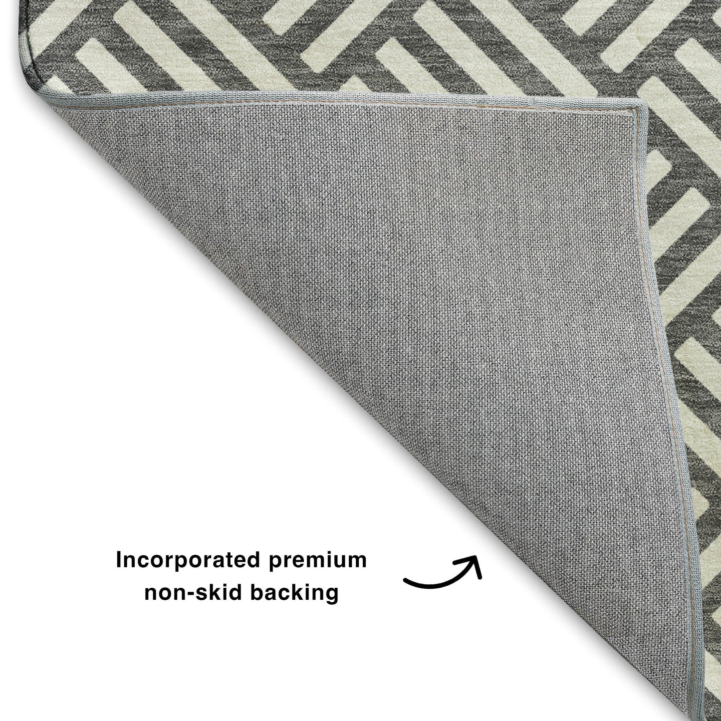 Machine Made The Reserve TR3 Charcoal - Dalyn Rugs