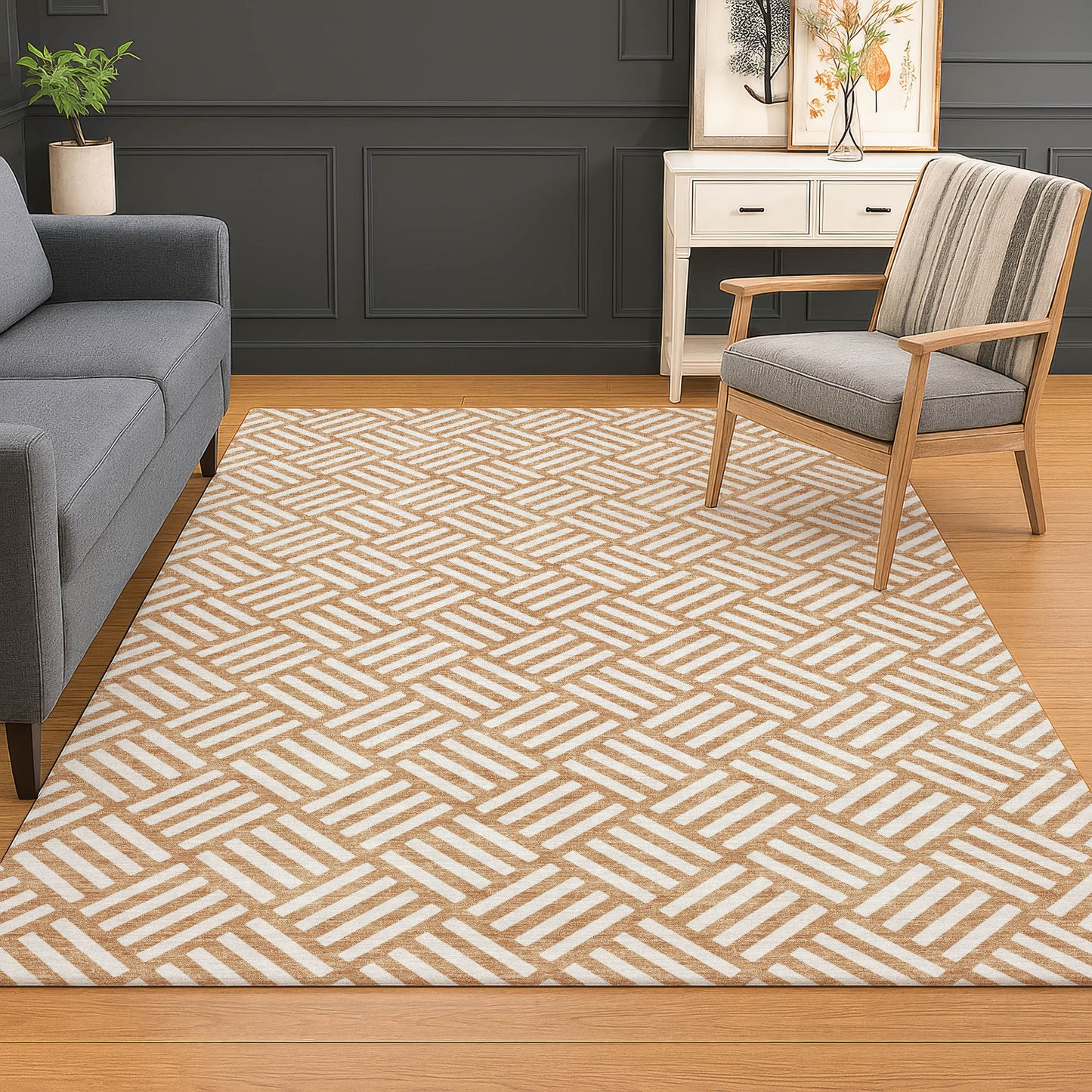 Machine Made The Reserve TR3 Copper - Dalyn Rugs