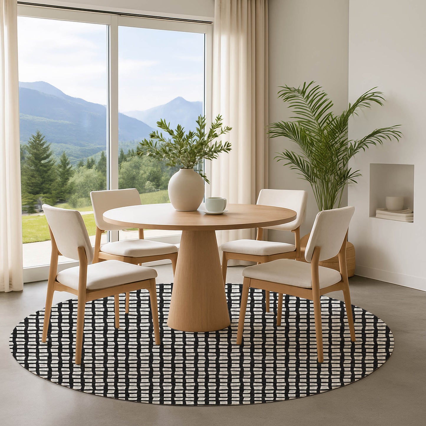 Machine Made The Reserve TR4 Black - Dalyn Rugs