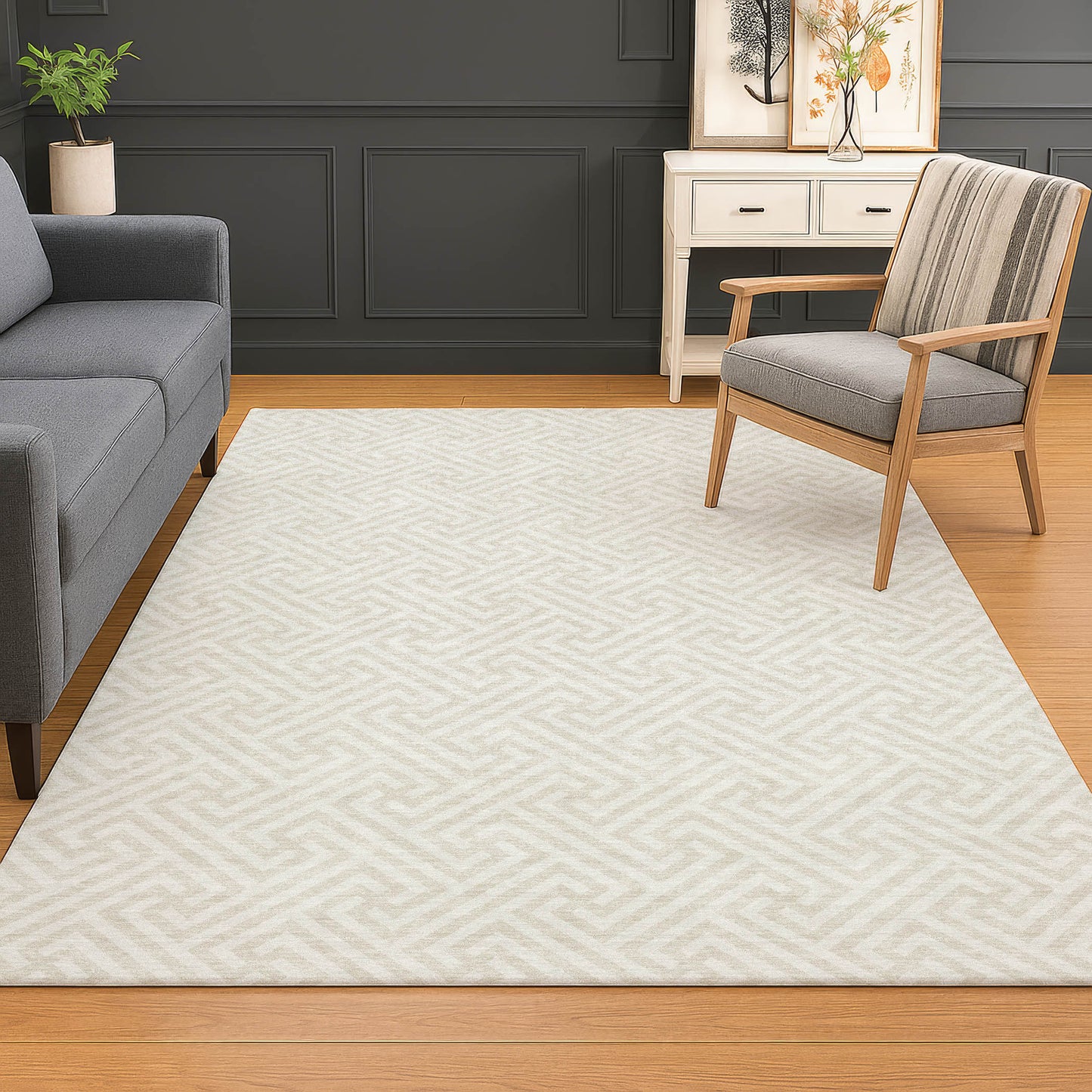 Machine Made The Reserve TR5 Beige - Dalyn Rugs