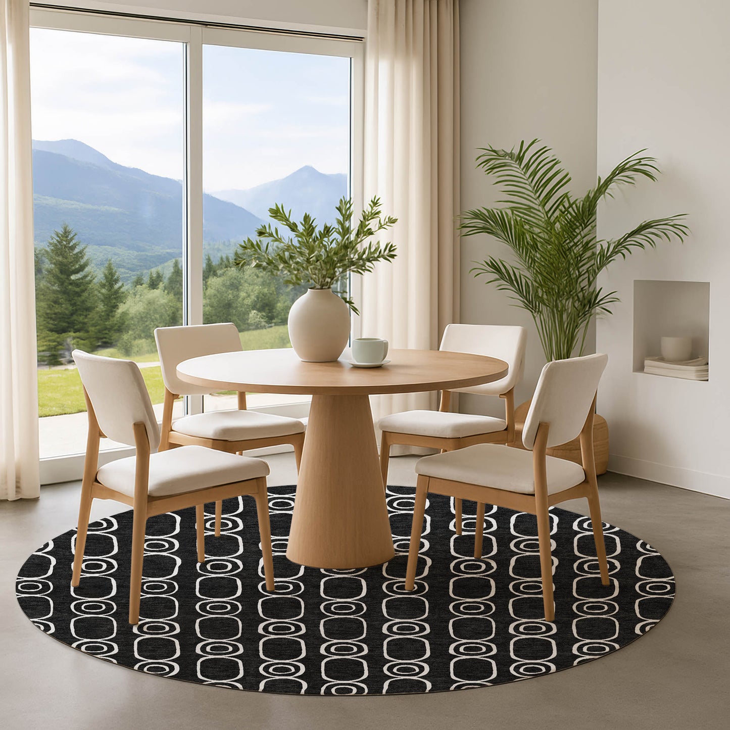Machine Made The Reserve TR6 Black - Dalyn Rugs
