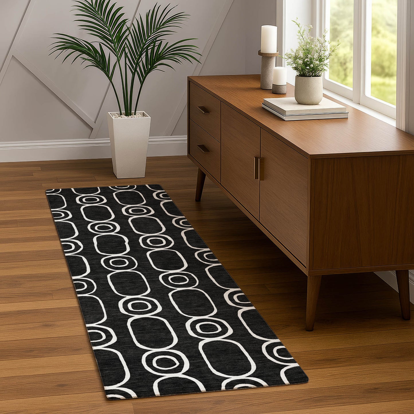 Machine Made The Reserve TR6 Black - Dalyn Rugs