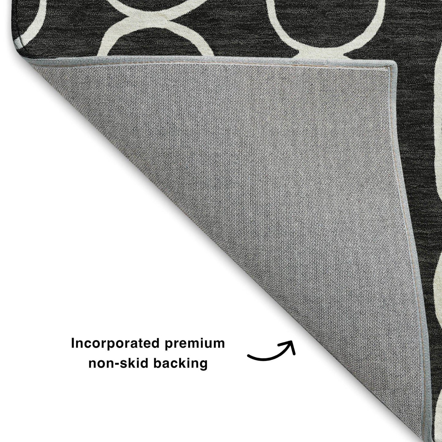 Machine Made The Reserve TR6 Black - Dalyn Rugs