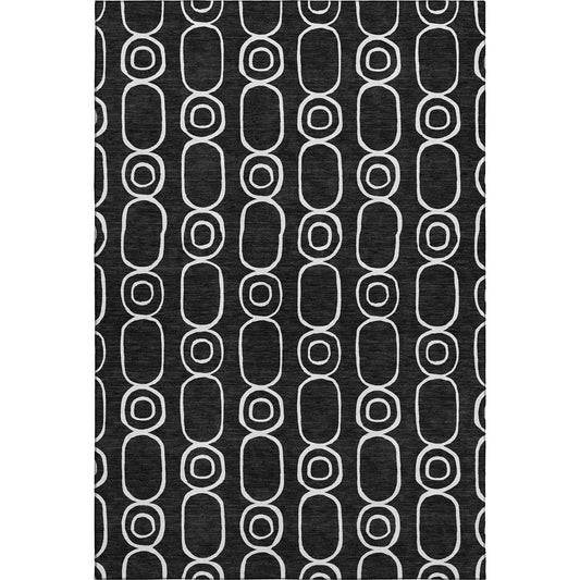 Machine Made The Reserve TR6 Black - Dalyn Rugs