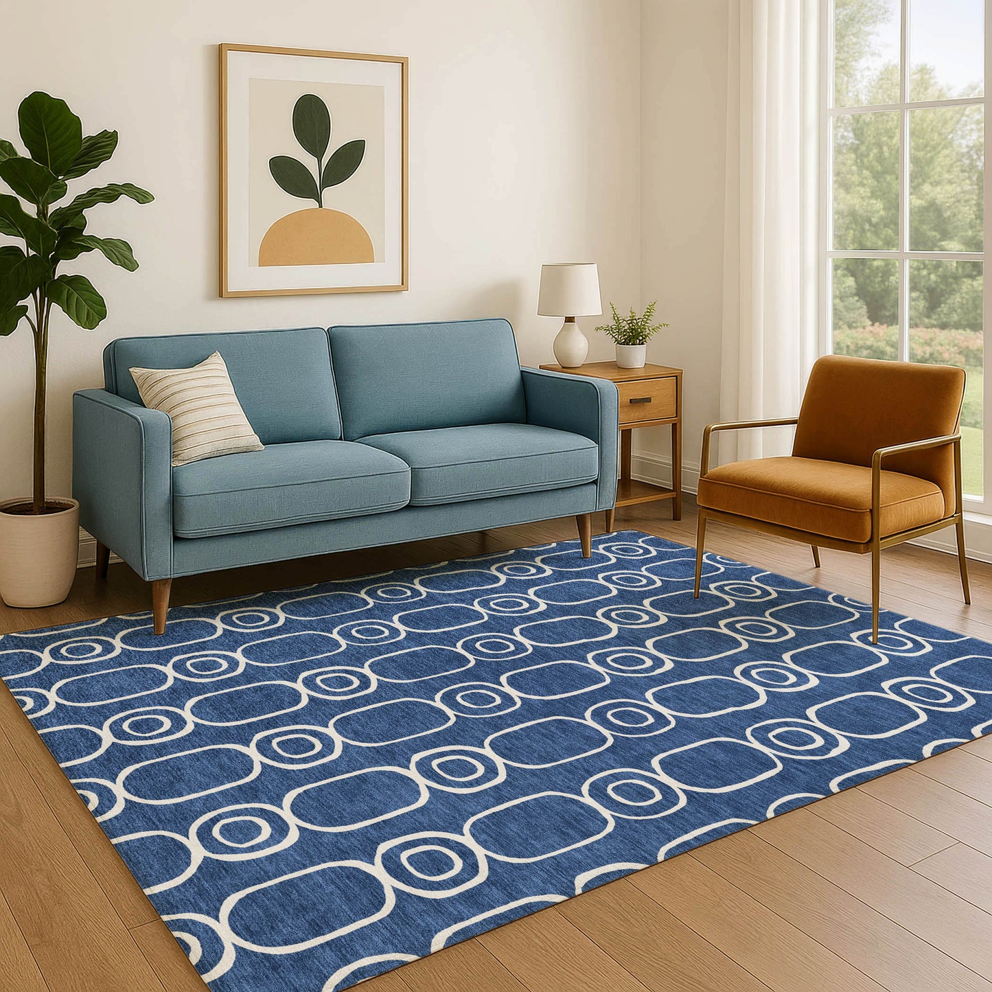 Machine Made The Reserve TR6 Navy - Dalyn Rugs