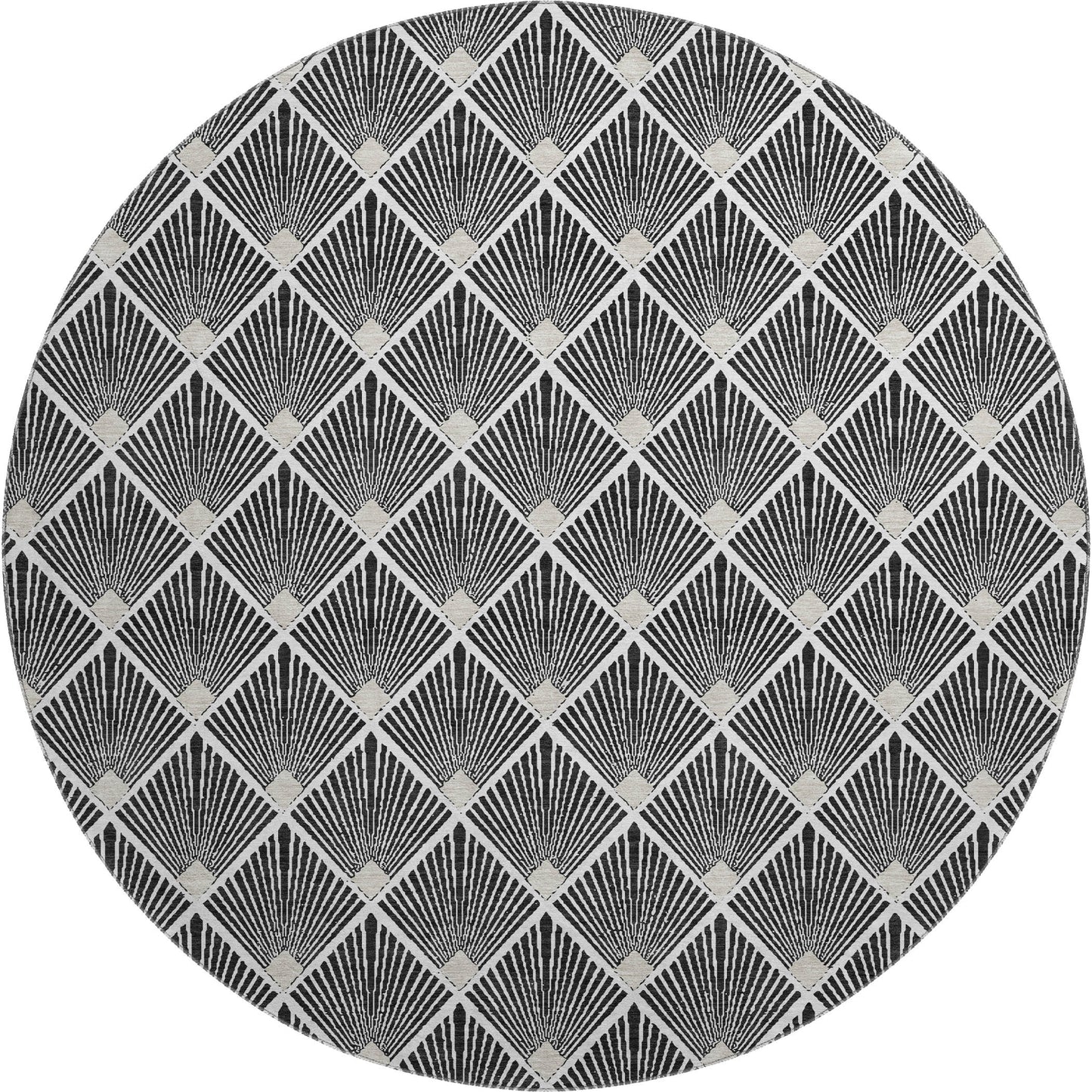 Machine Made The Reserve TR9 Black - Dalyn Rugs