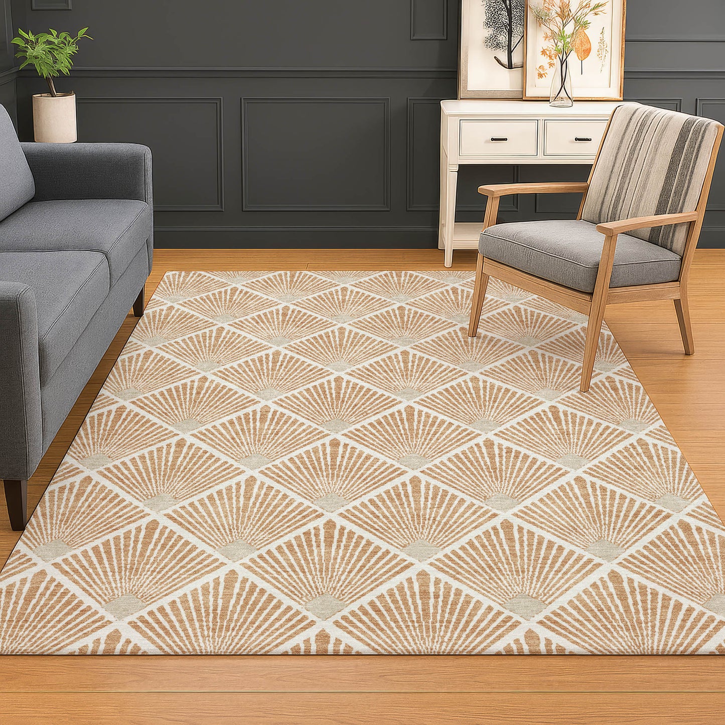 Machine Made The Reserve TR9 Copper - Dalyn Rugs